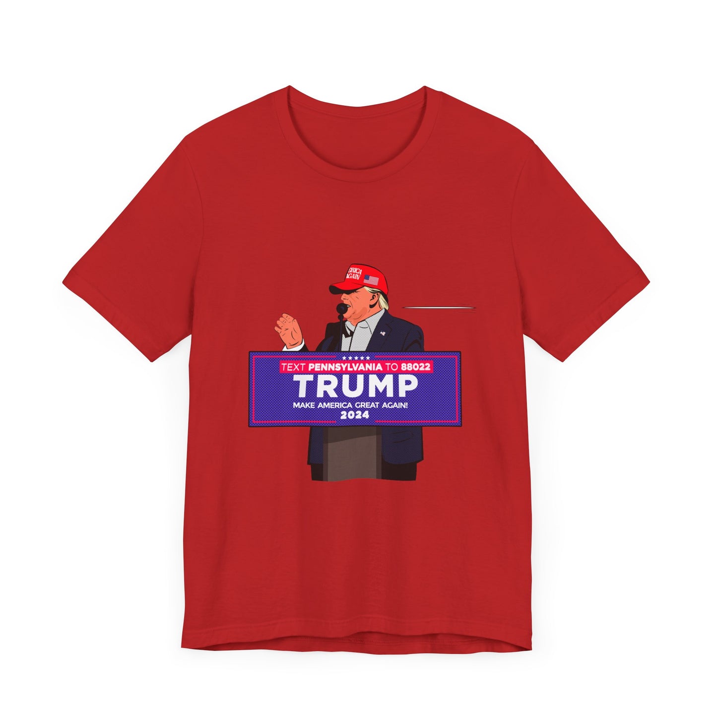 Trump Defiance Bullet Dodger [Pop Art] - Unisex T-Shirt