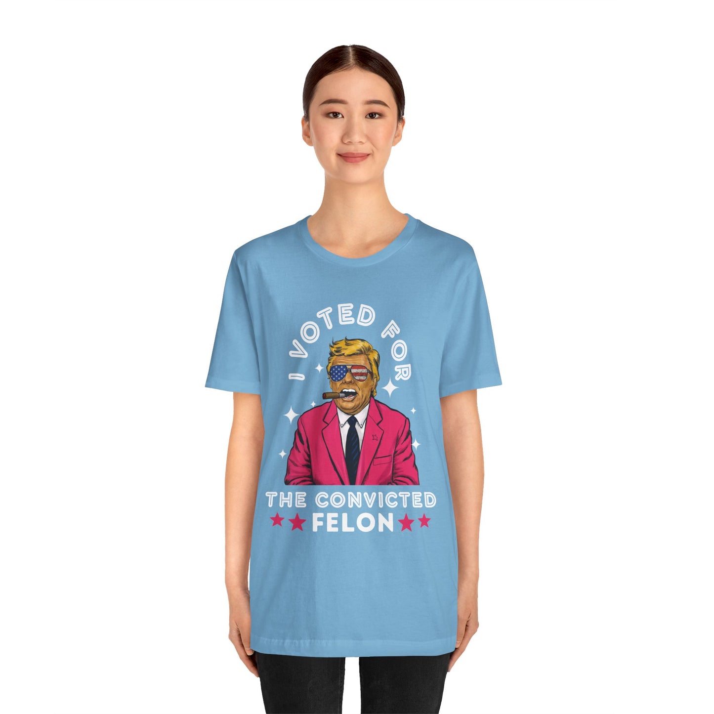 Trump I VOTED FOR THE CONVICTED FELON - Unisex T-Shirt