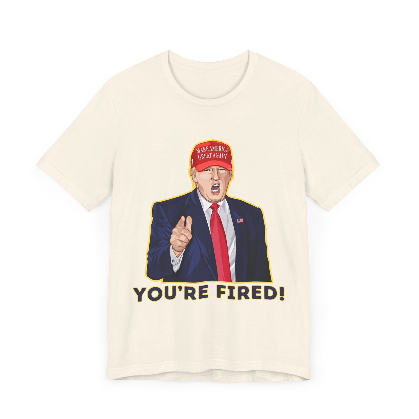 Trump "YOU'RE FIRED!" Cartoon Art IV - Unisex T-Shirt