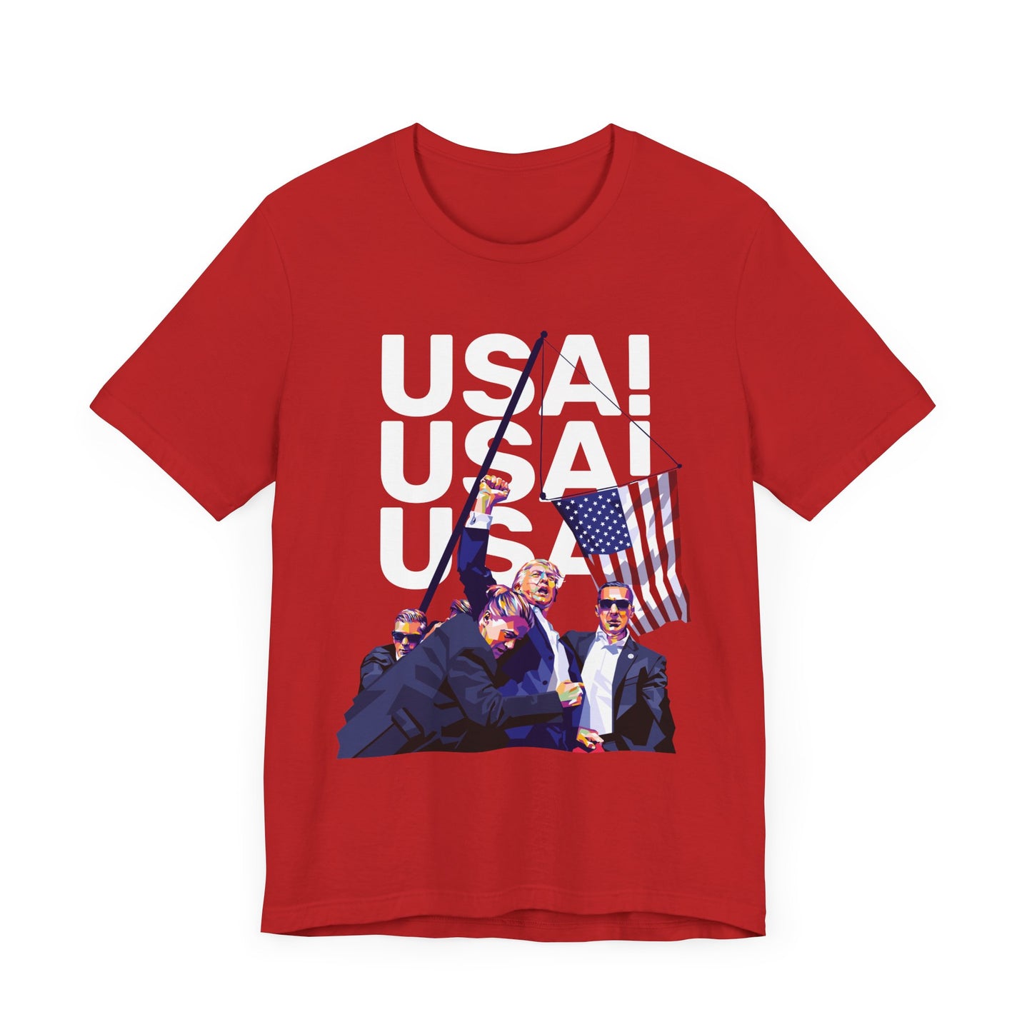 Trump Defiance USA! USA! USA! II - Unisex T-Shirt