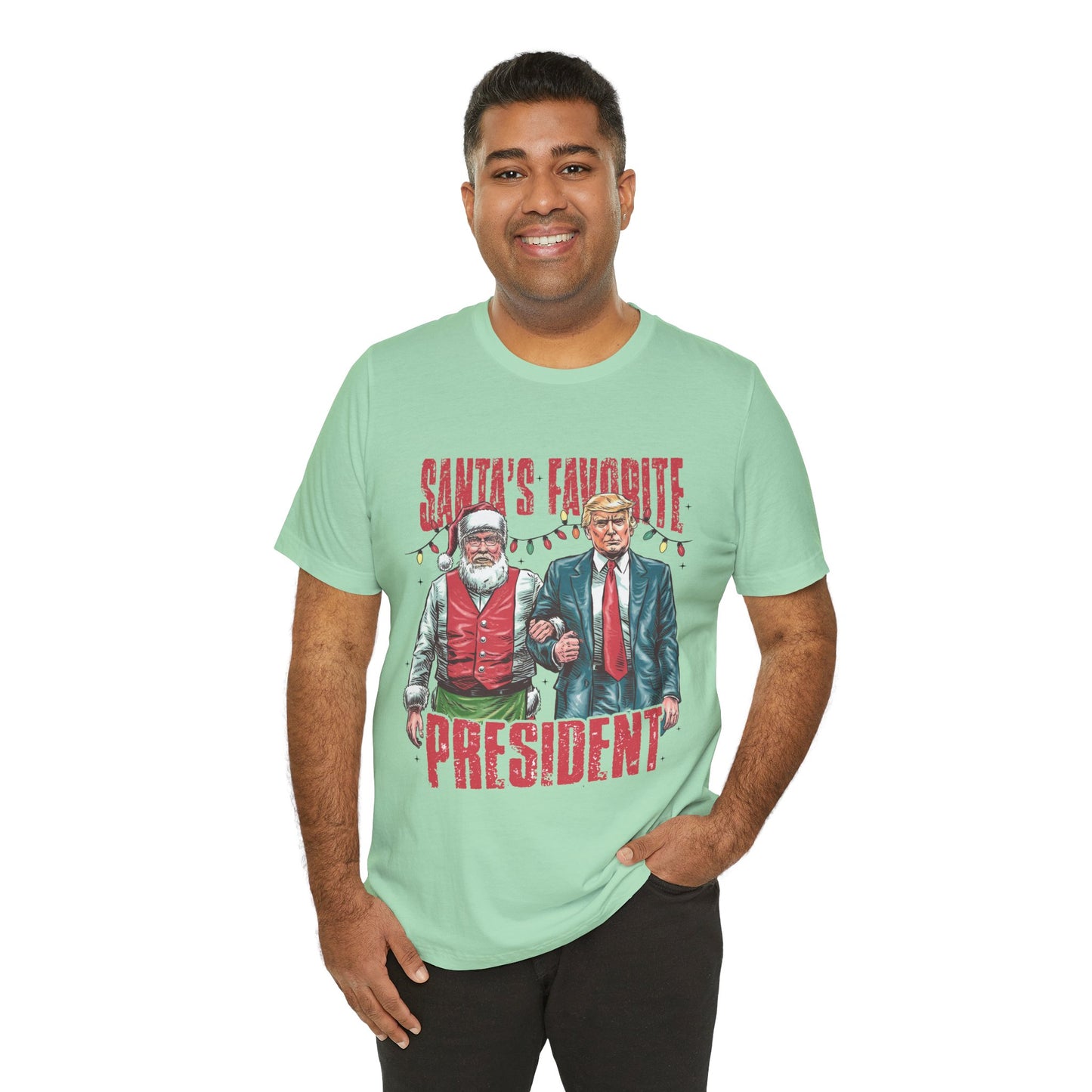 Trump Santa's Favorite President - Unisex T-Shirt