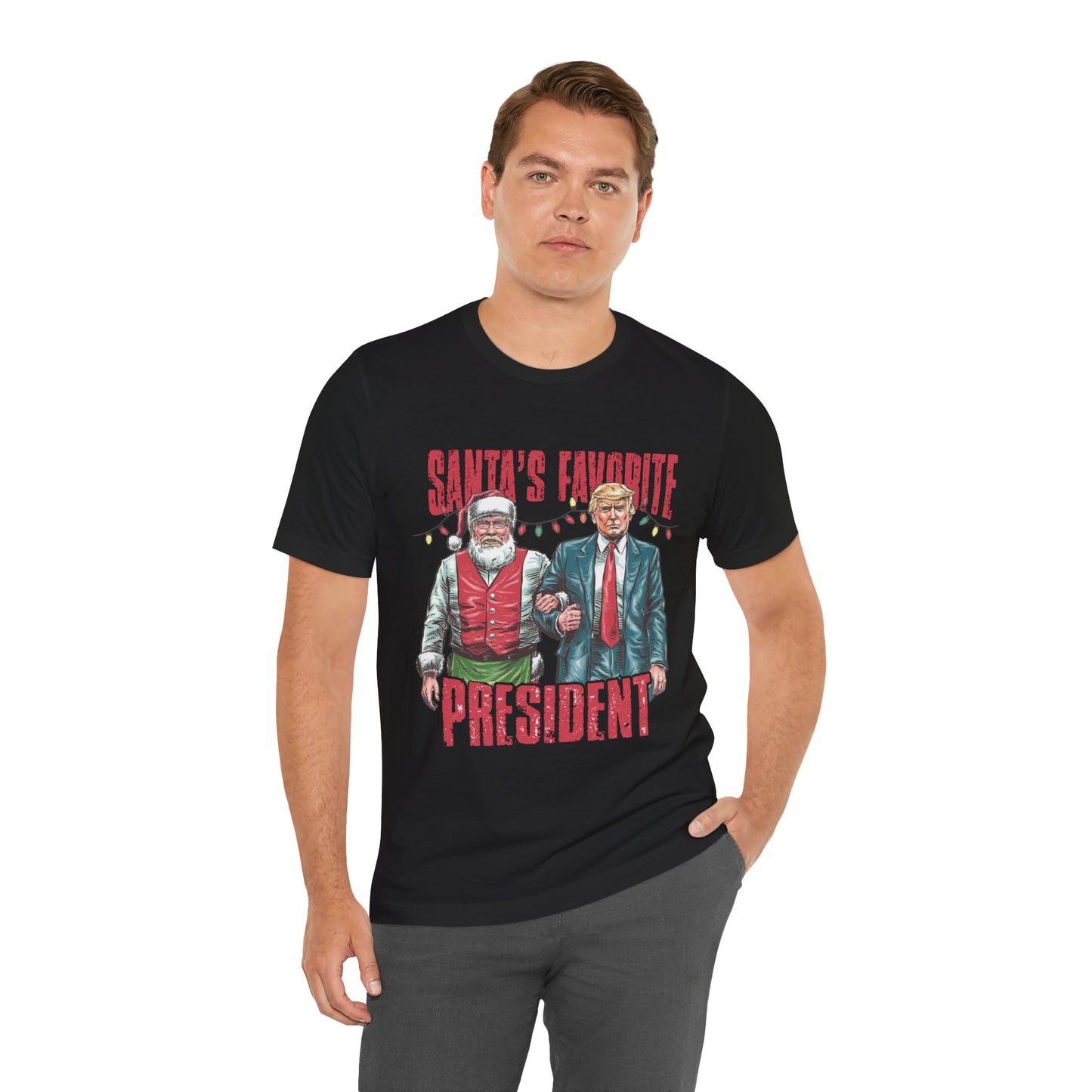 Trump Santa's Favorite President - Unisex T-Shirt