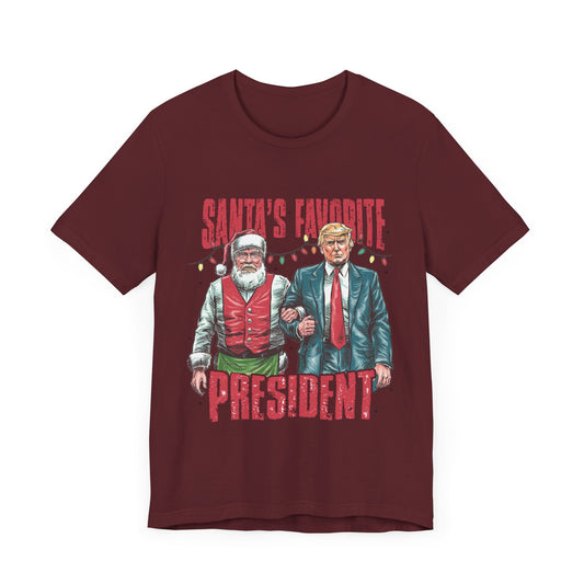 Trump Santa's Favorite President - Unisex T-Shirt