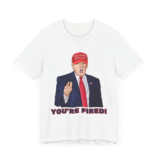 Trump "YOU'RE FIRED!" Cartoon Art VII - Unisex T-Shirt