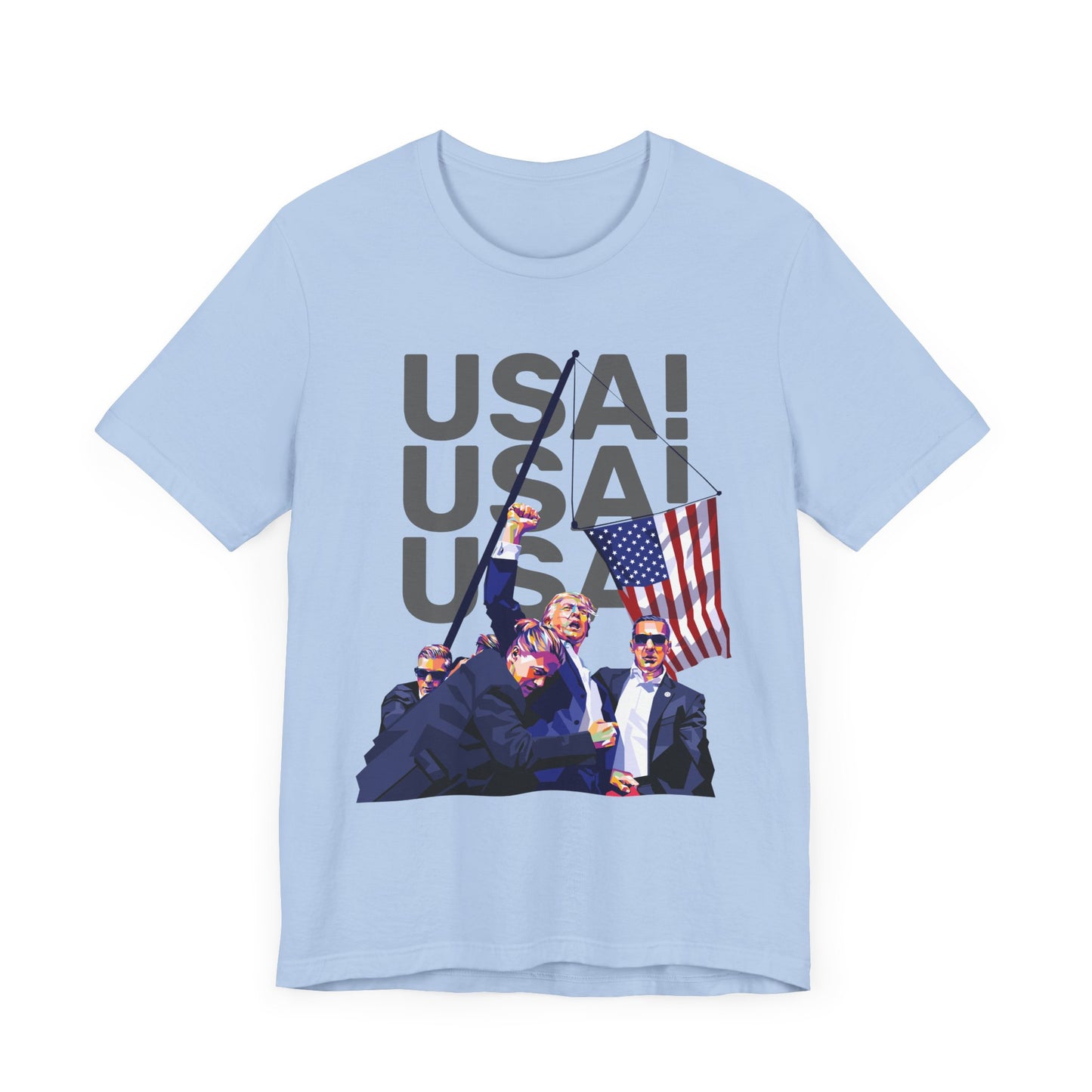 Trump Defiance USA! USA! USA! II - Unisex T-Shirt