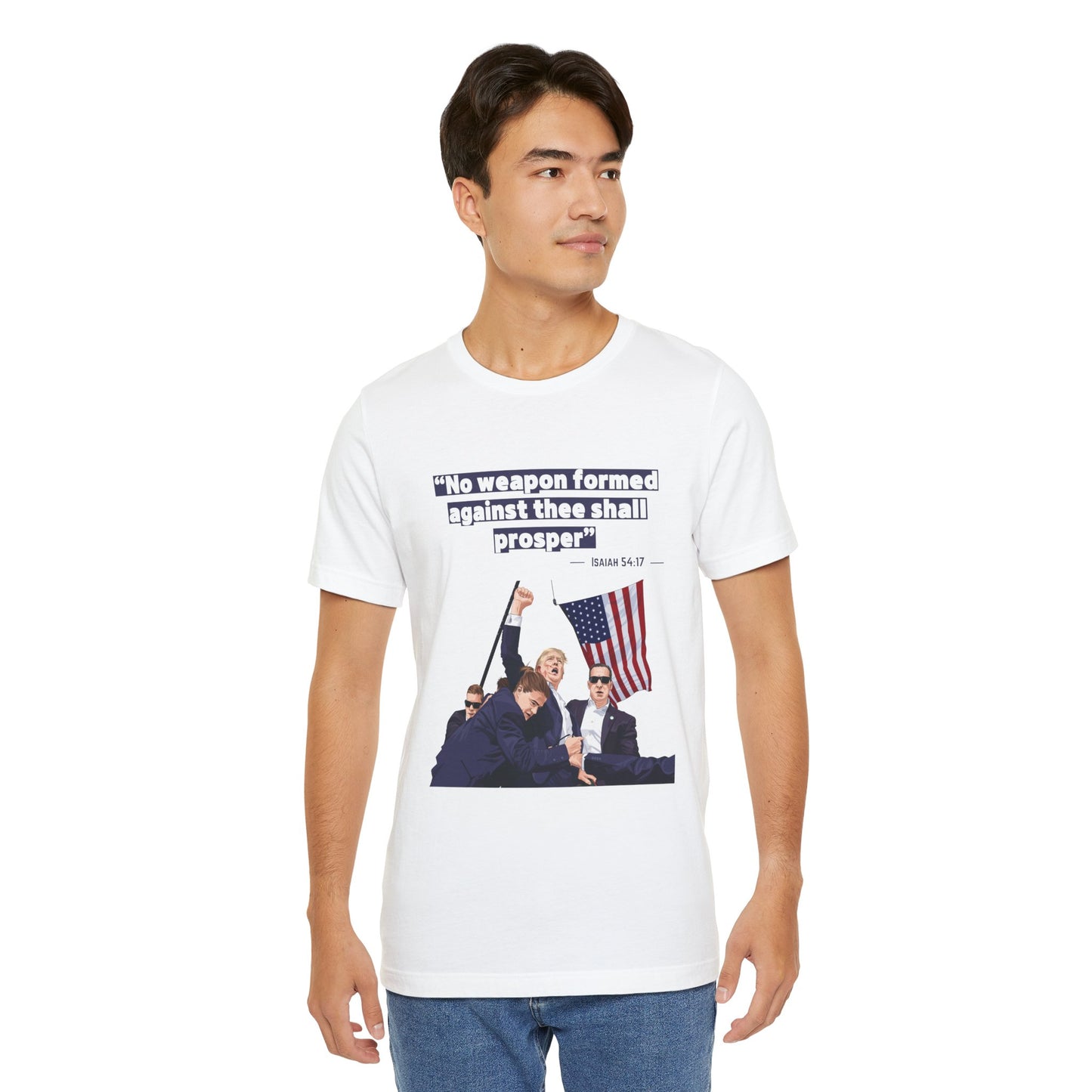 Trump Defiance [Isaiah 54:17] - Unisex T-Shirt