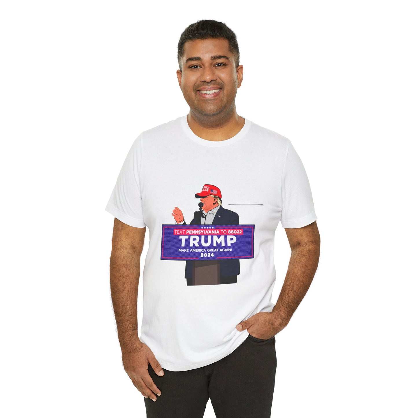 Trump Defiance Bullet Dodger [Pop Art] - Unisex T-Shirt