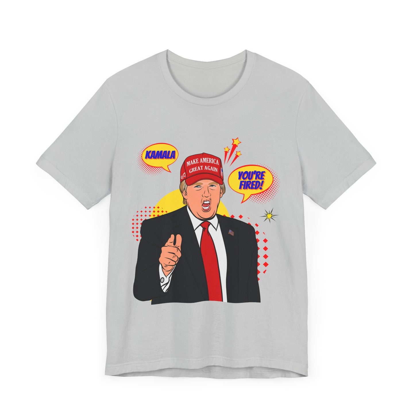 Trump "KAMALA, YOU'RE FIRED!" Pop Art  - Unisex T-Shirt