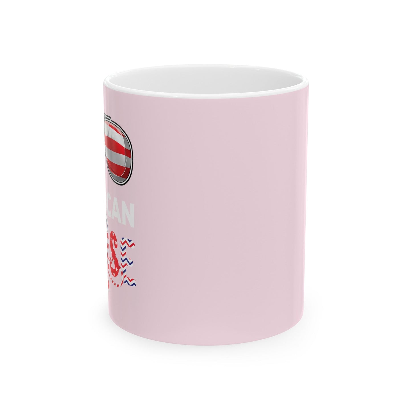 All American Nurse - Ceramic Mug (Light Pink, 11oz) - American Apostle - 11oz