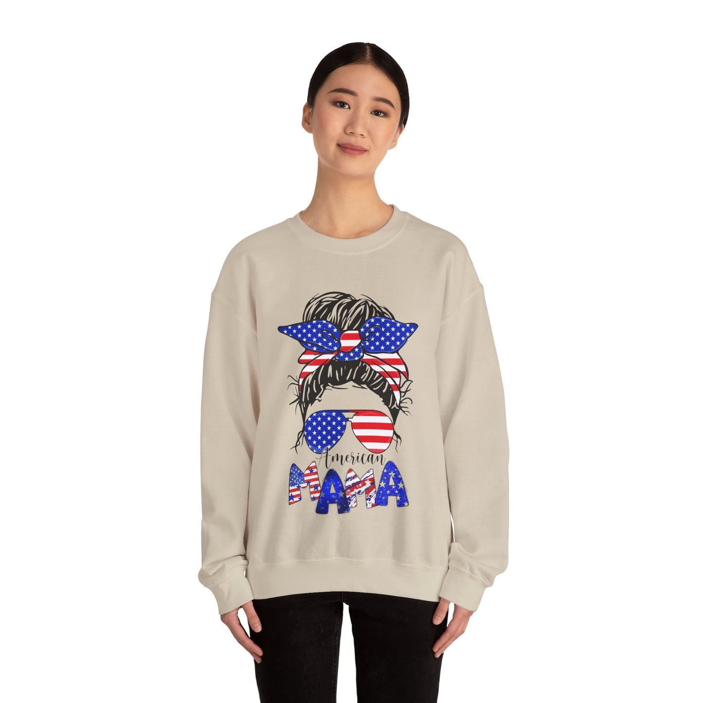 American MAMA - Unisex Sweatshirt - American Apostle - Sand