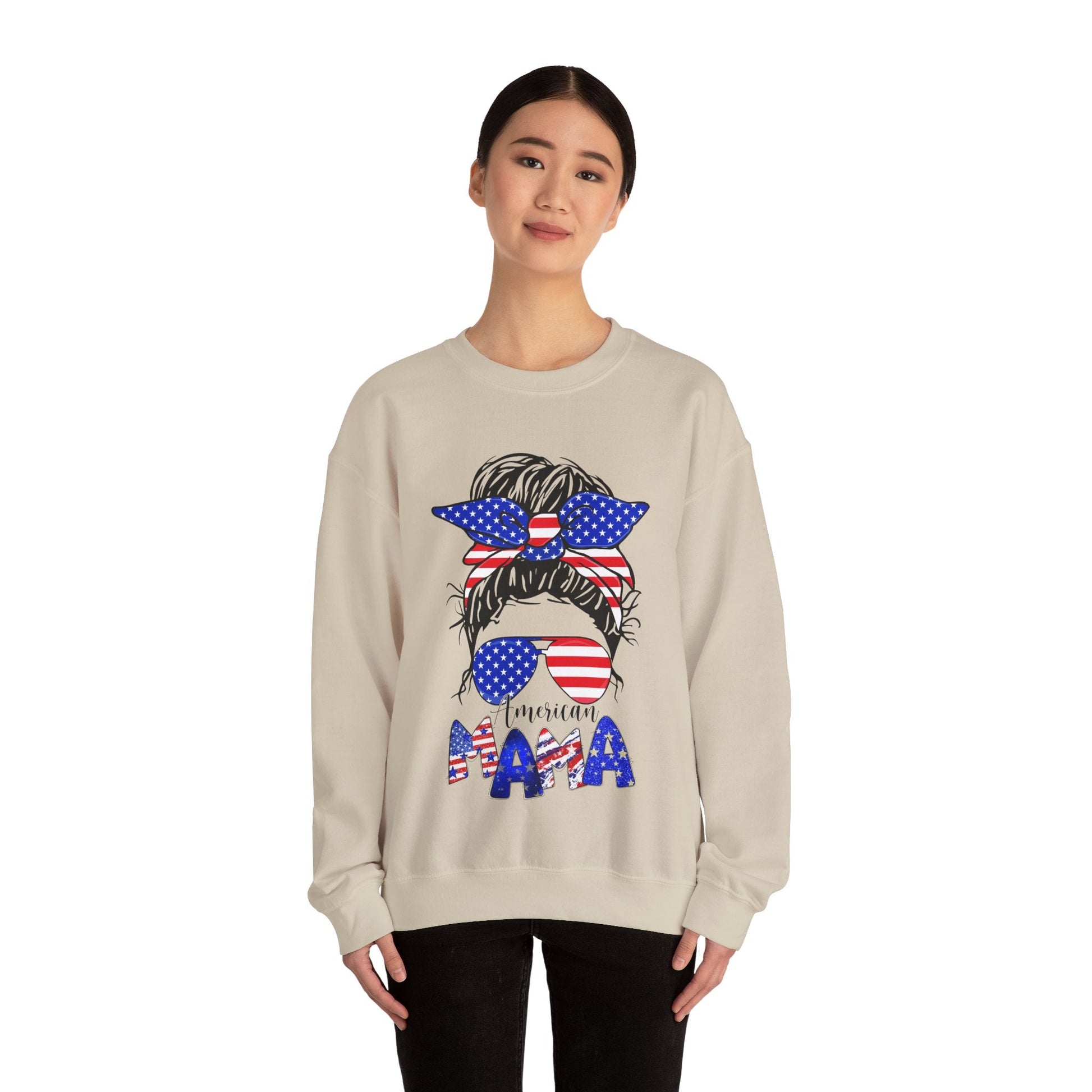 American MAMA - Unisex Sweatshirt - American Apostle - Sand