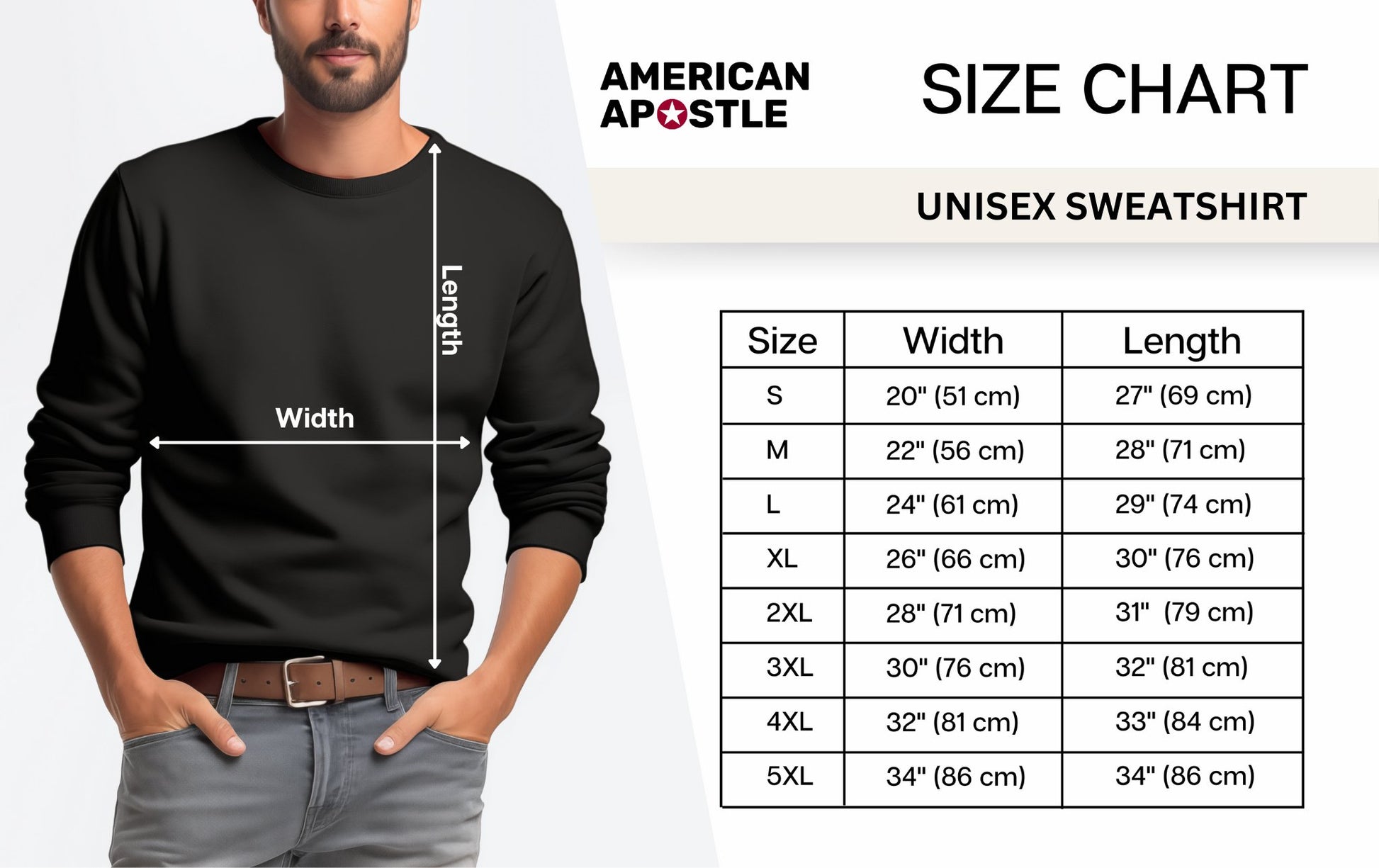 American MAMA - Unisex Sweatshirt - American Apostle - White