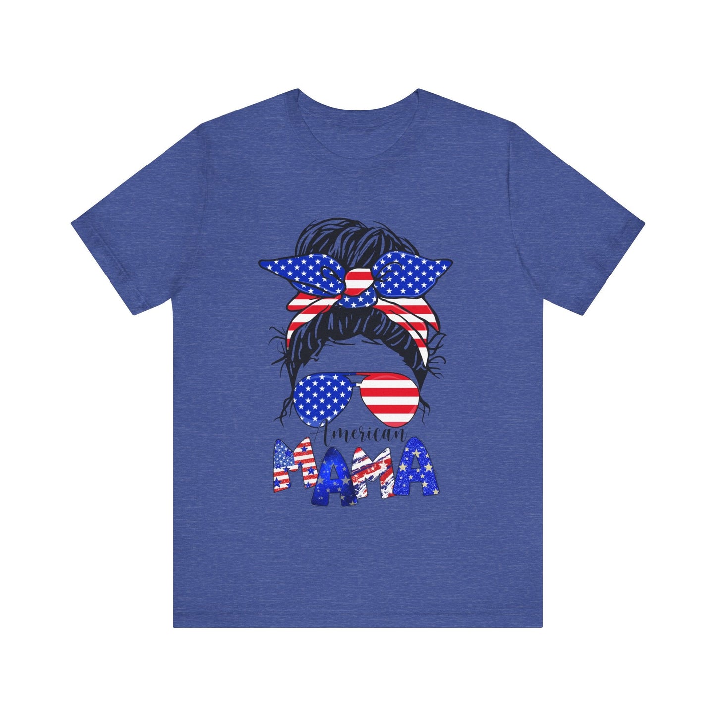 American MAMA - Unisex T - Shirt - American Apostle - Heather True Royal