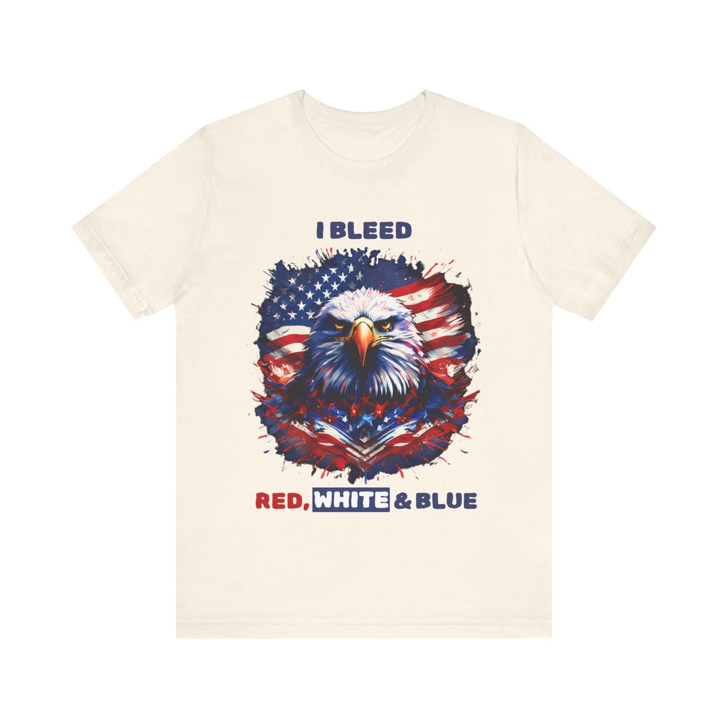 I Bleed Red, White & Blue Eagle - Unisex T - Shirt - American Apostle - Black