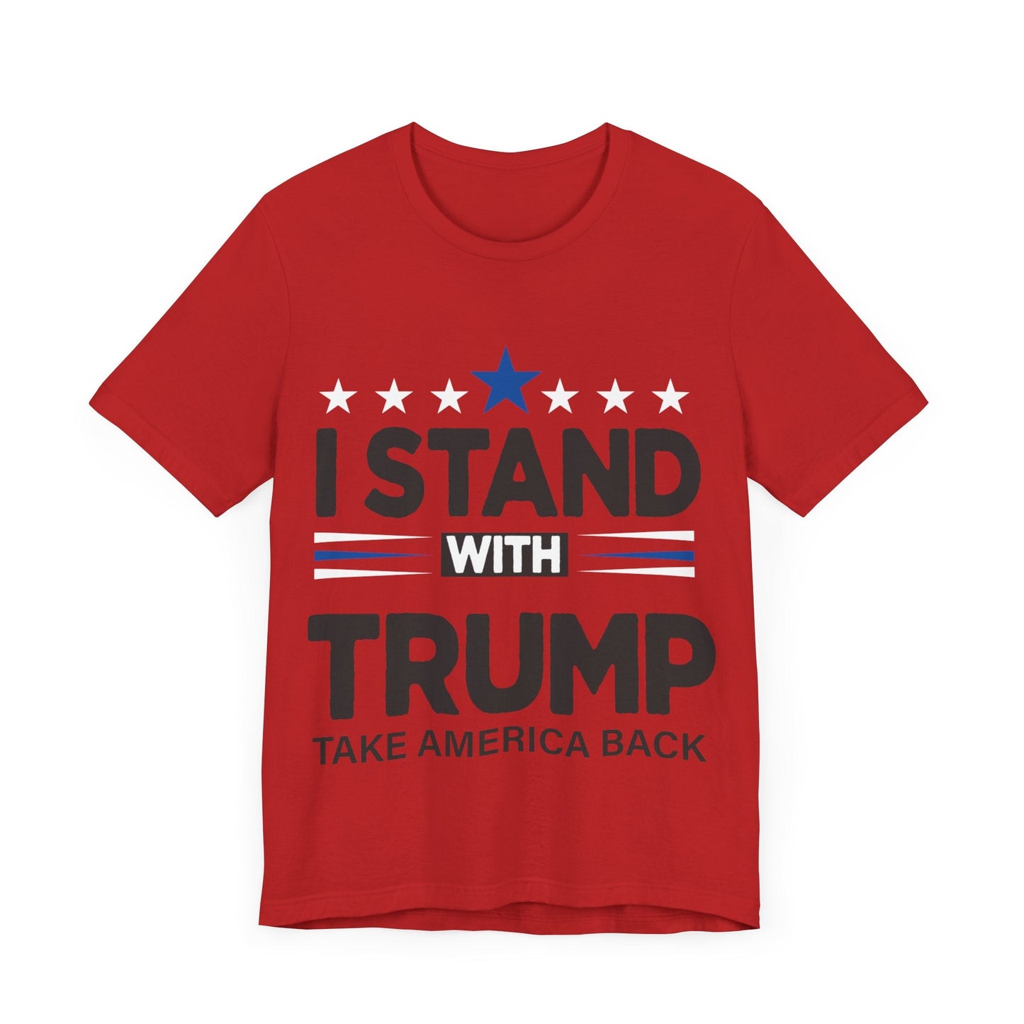 I Stand With Trump - Unisex T - Shirt - American Apostle - Navy