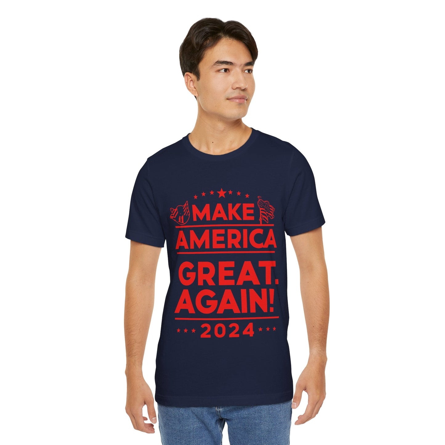 MAGA: Make Liberals Cry Again - Unisex T - Shirt - American Apostle - Navy