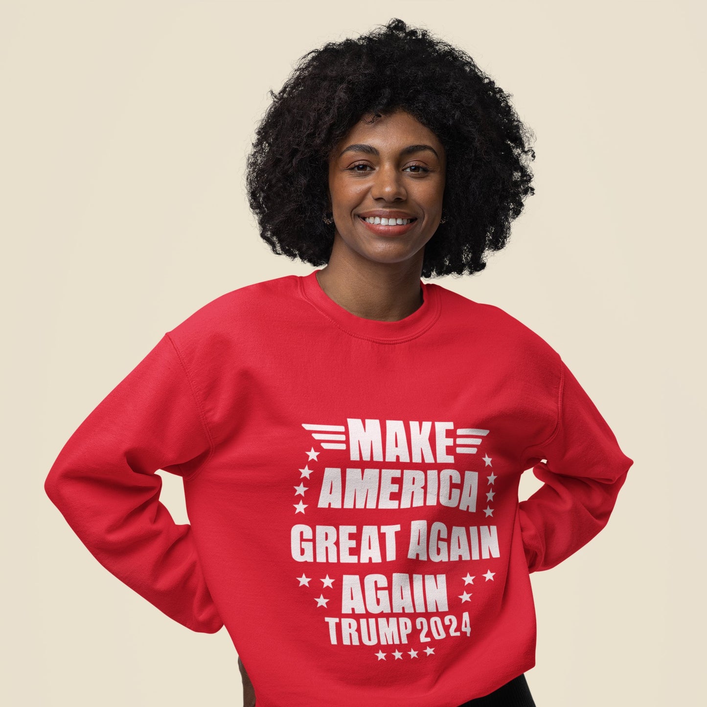 Make America Great Again, Again II - Unisex Sweatshirt - American Apostle - Red