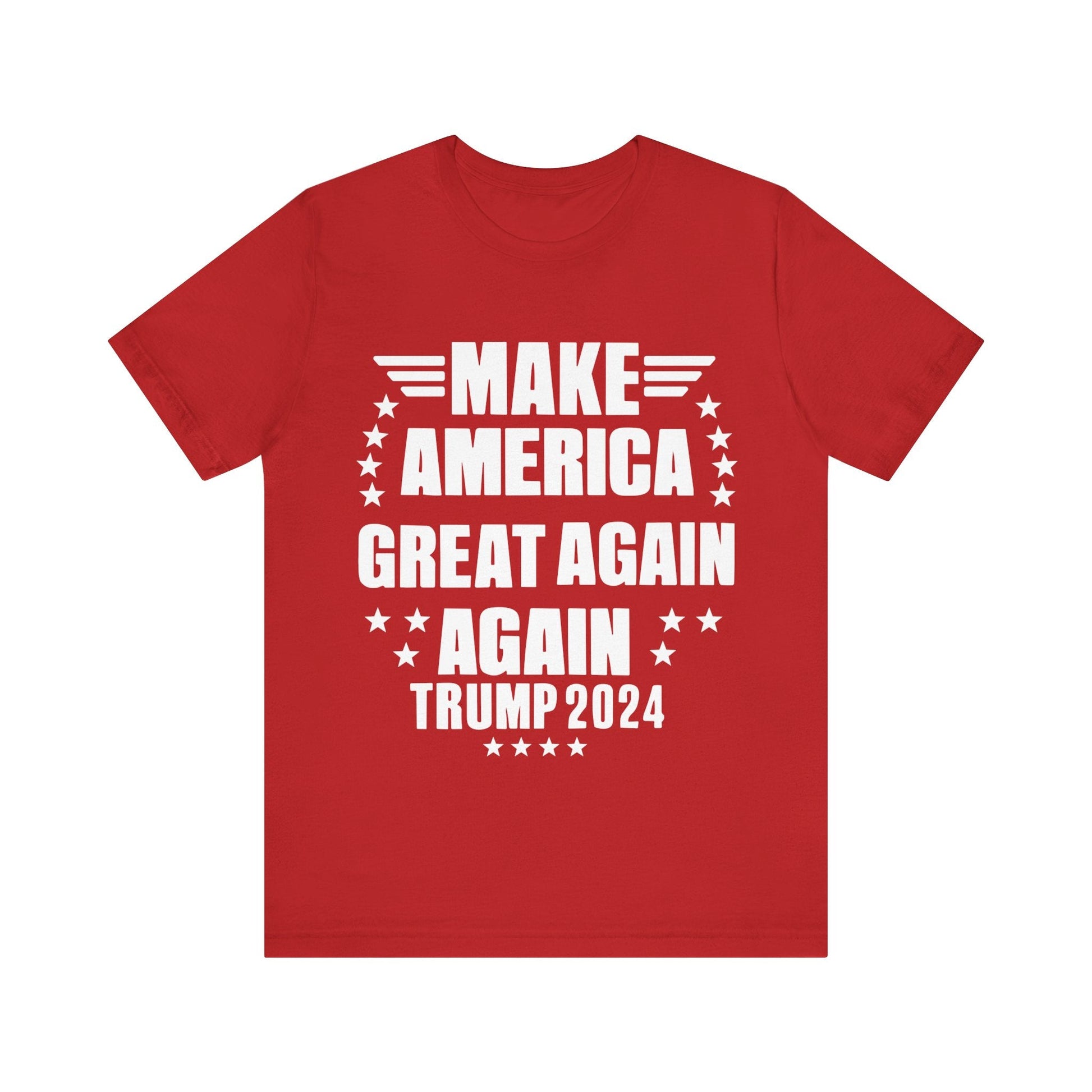 Make America Great Again, Again II - Unisex T - Shirt - American Apostle - Red