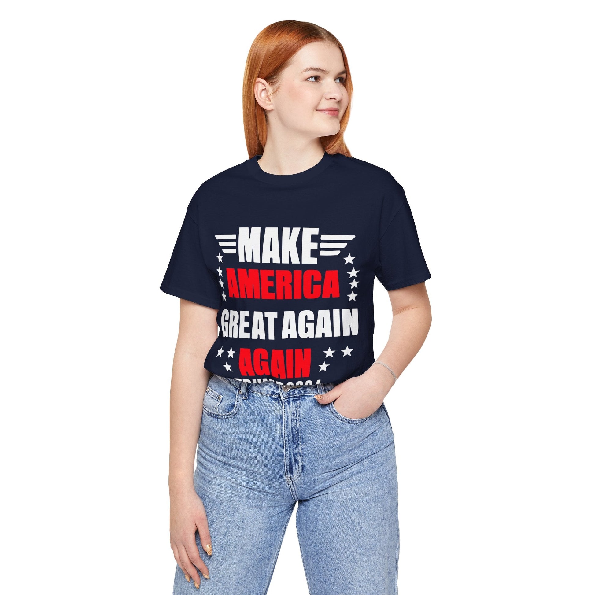 Make America Great Again, Again II - Unisex T - Shirt - American Apostle - Navy