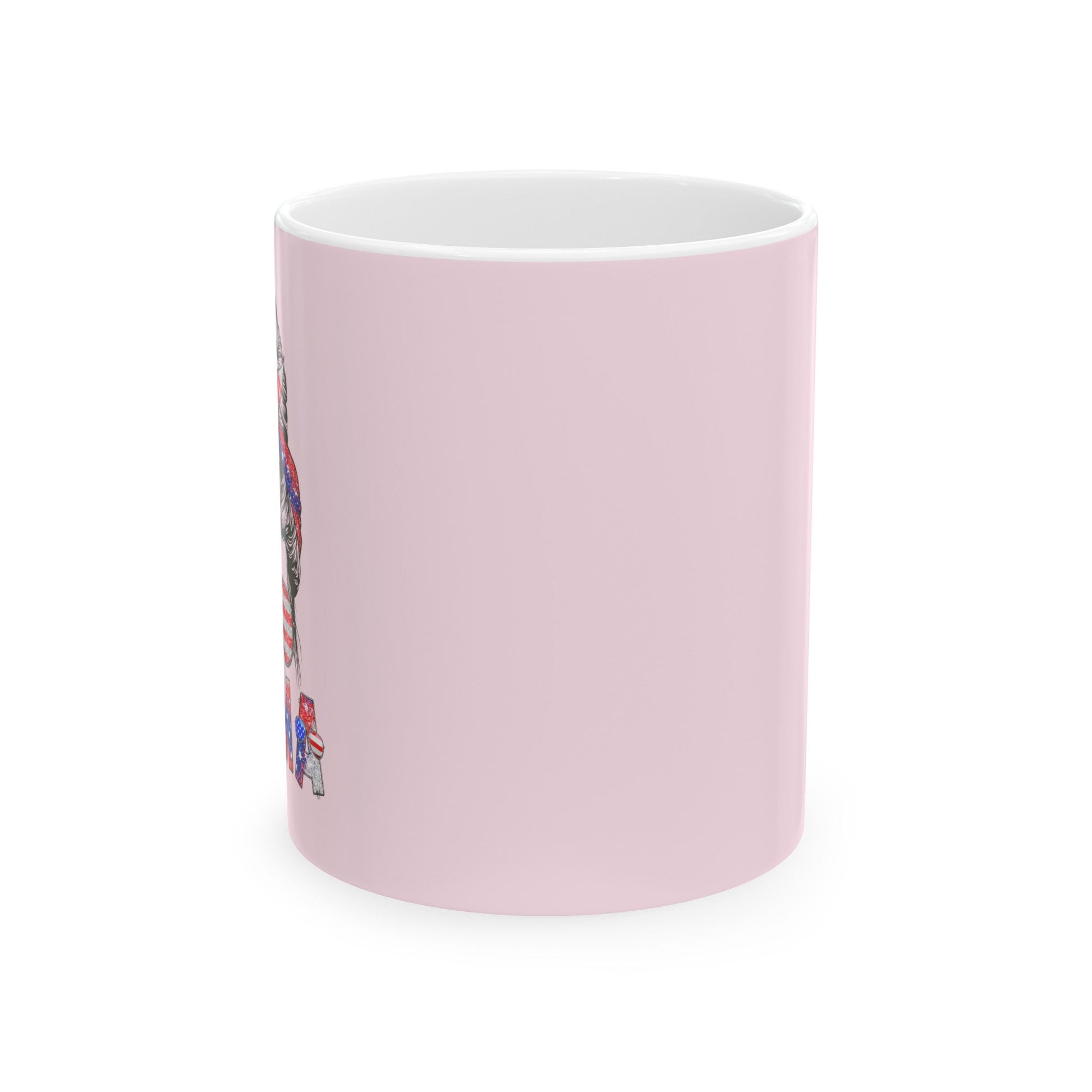 MAMA - Ceramic Mug (Light Pink, 11oz) - American Apostle - 11oz