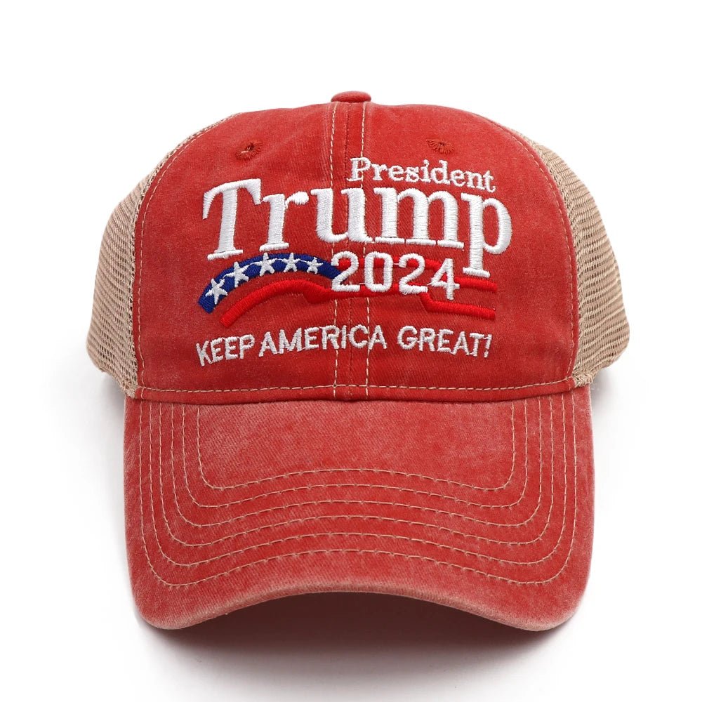 President Trump 2024 Baseball Cap - Unisex Cap - American Apostle - Black