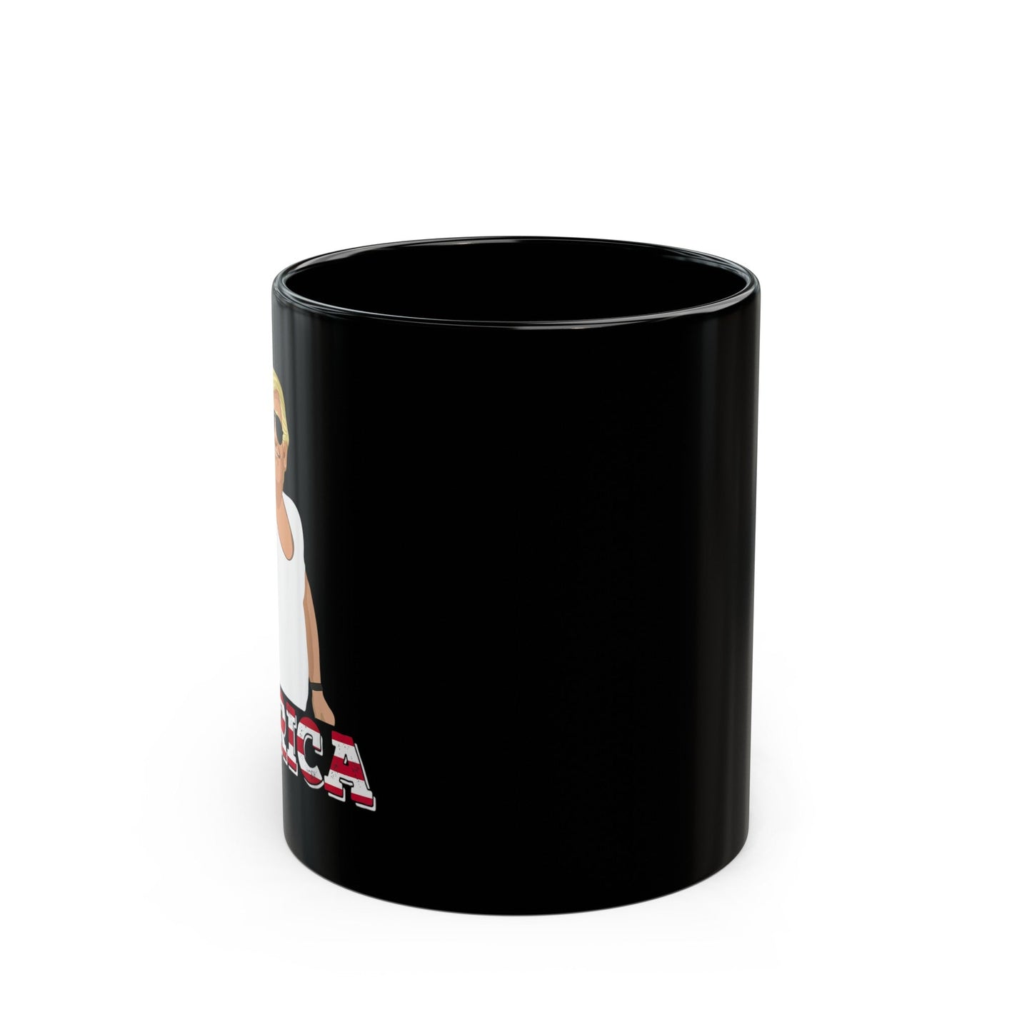 Seasoning 'MERICA Trump - Ceramic Mug (Black, 11oz) - American Apostle - 11oz