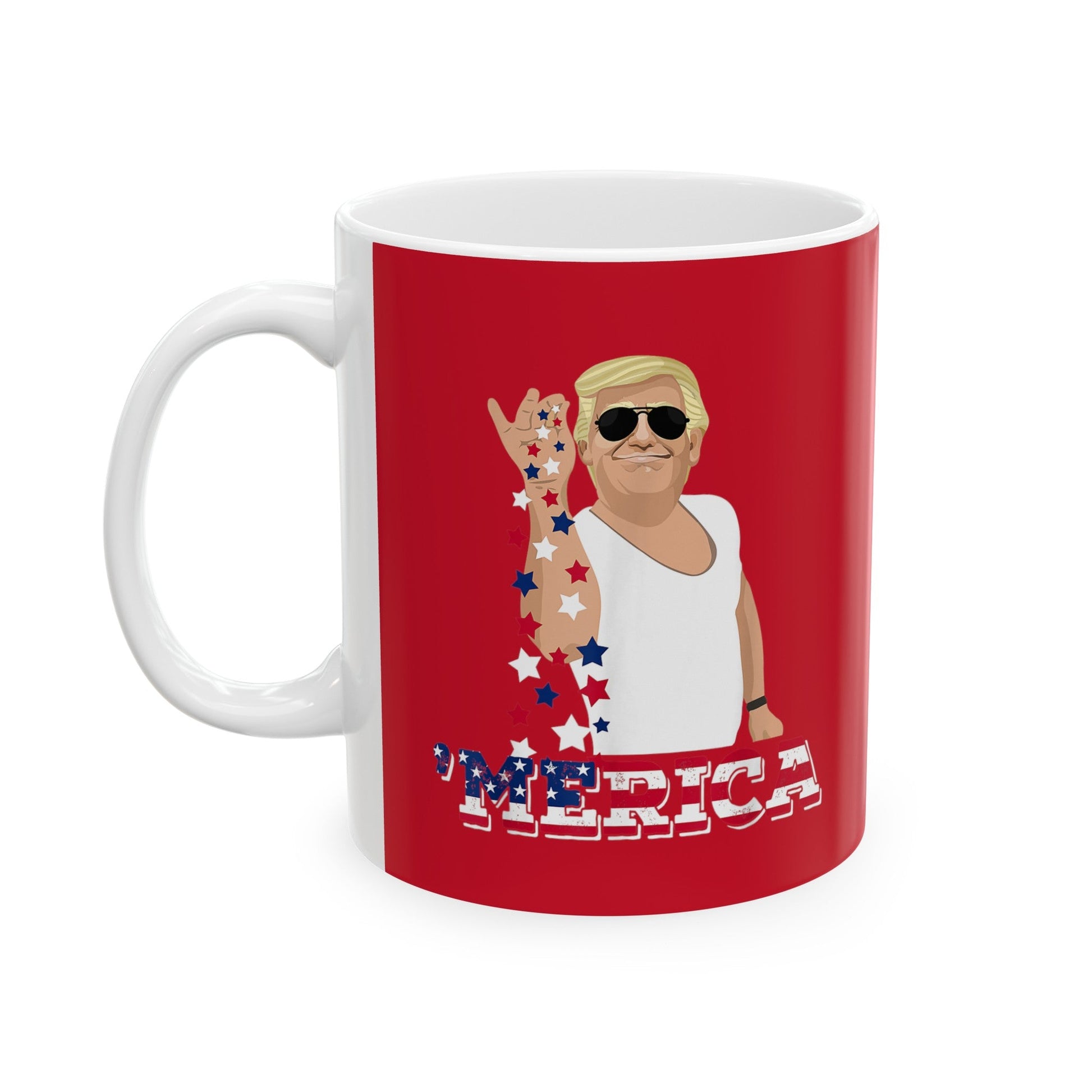 Seasoning 'MERICA Trump - Ceramic Mug (Red, 11oz) - American Apostle - 11oz