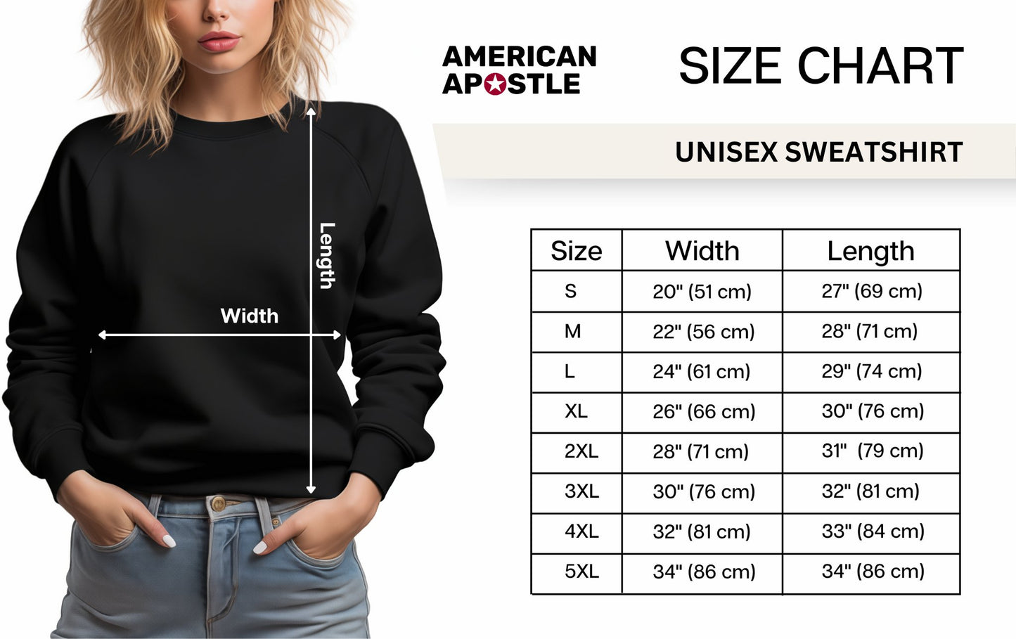 Seasoning "MERICA Trump - Unisex Sweatshirt - American Apostle - Black