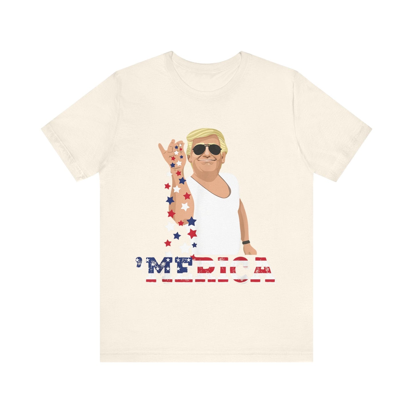 Seasoning 'MERICA Trump - Unisex T - Shirt - American Apostle - Natural