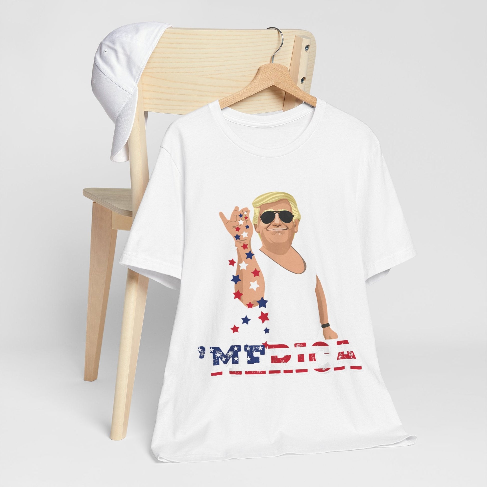 Seasoning 'MERICA Trump - Unisex T - Shirt - American Apostle - White