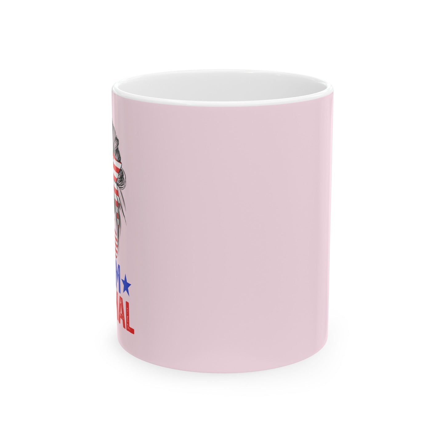 TEAM NORMAL - Ceramic Mug (Light Pink, 11oz) - American Apostle - 11oz