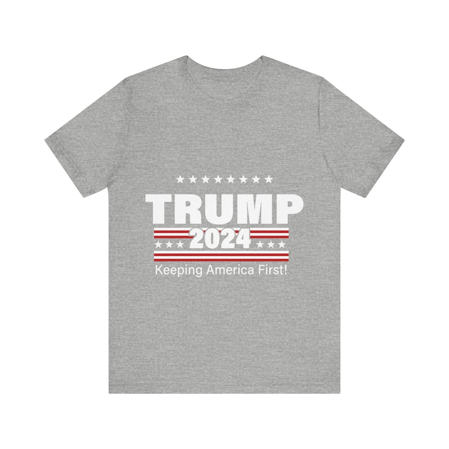 Trump 2024 Keeping America First III - Unisex T - Shirt - American Apostle - Black