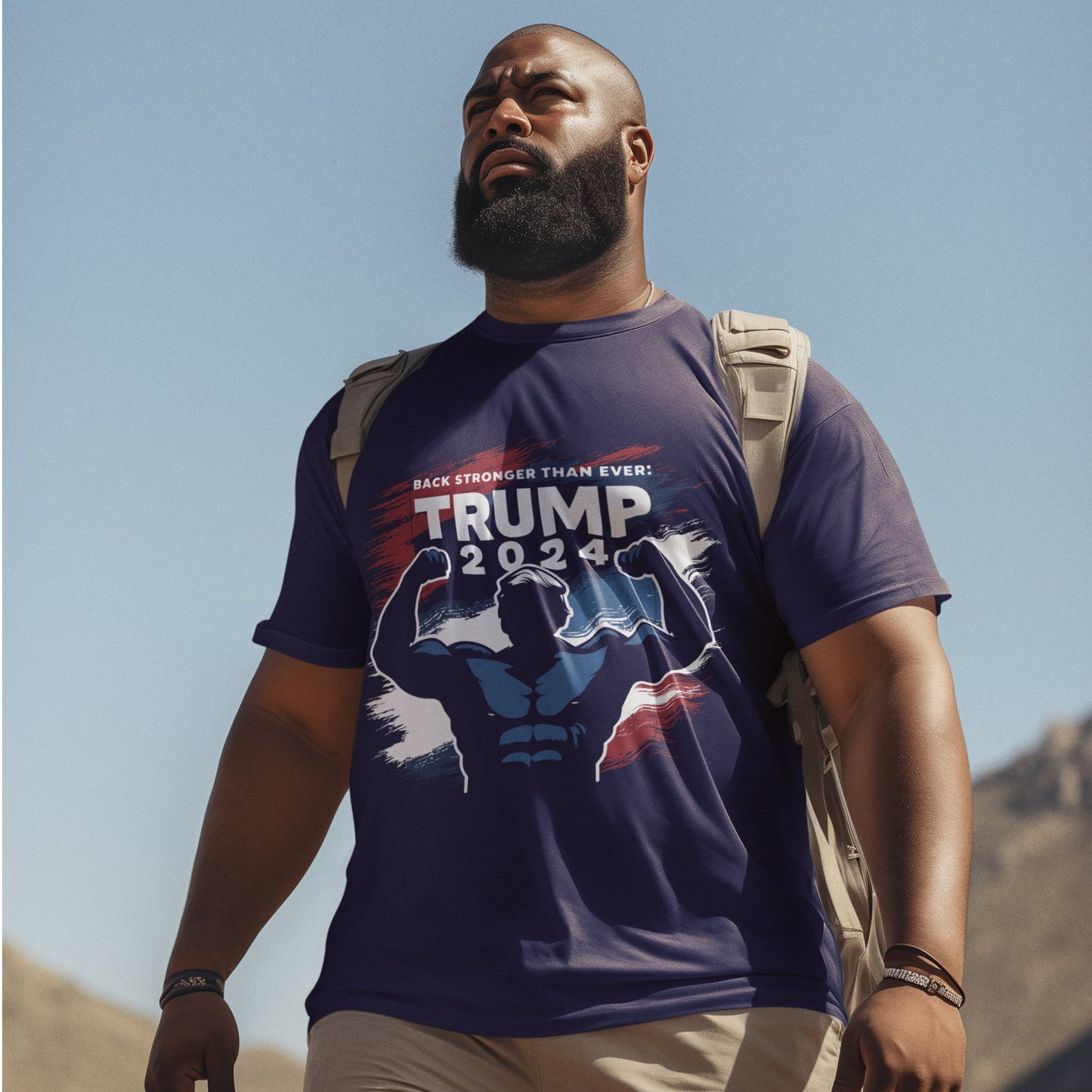 Trump 2024 Pump Muscle Shirt - Unisex T - Shirt - American Apostle - Black