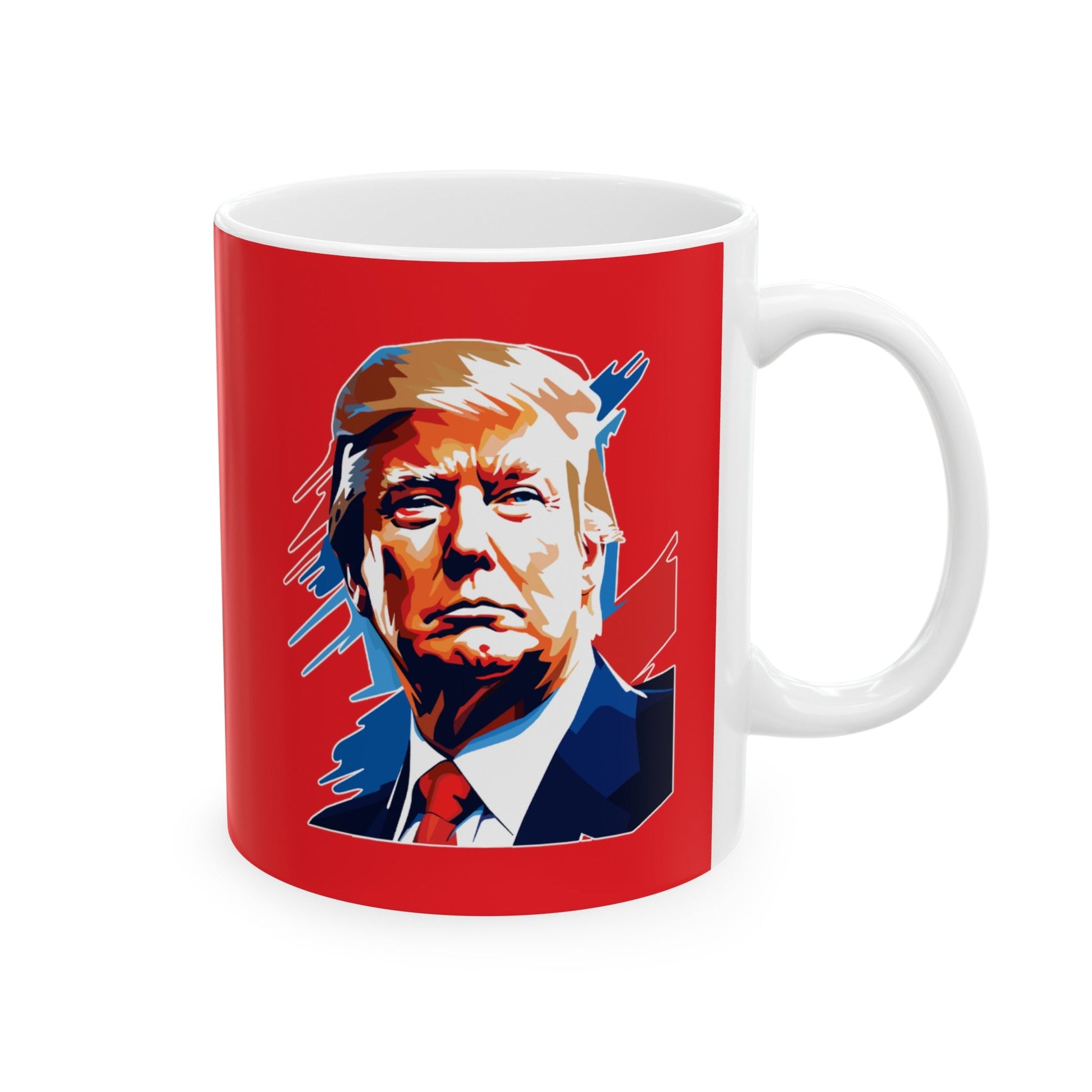 Trump 2024 Take America Back - Ceramic Mug (Red, 11oz) - American Apostle - 11oz