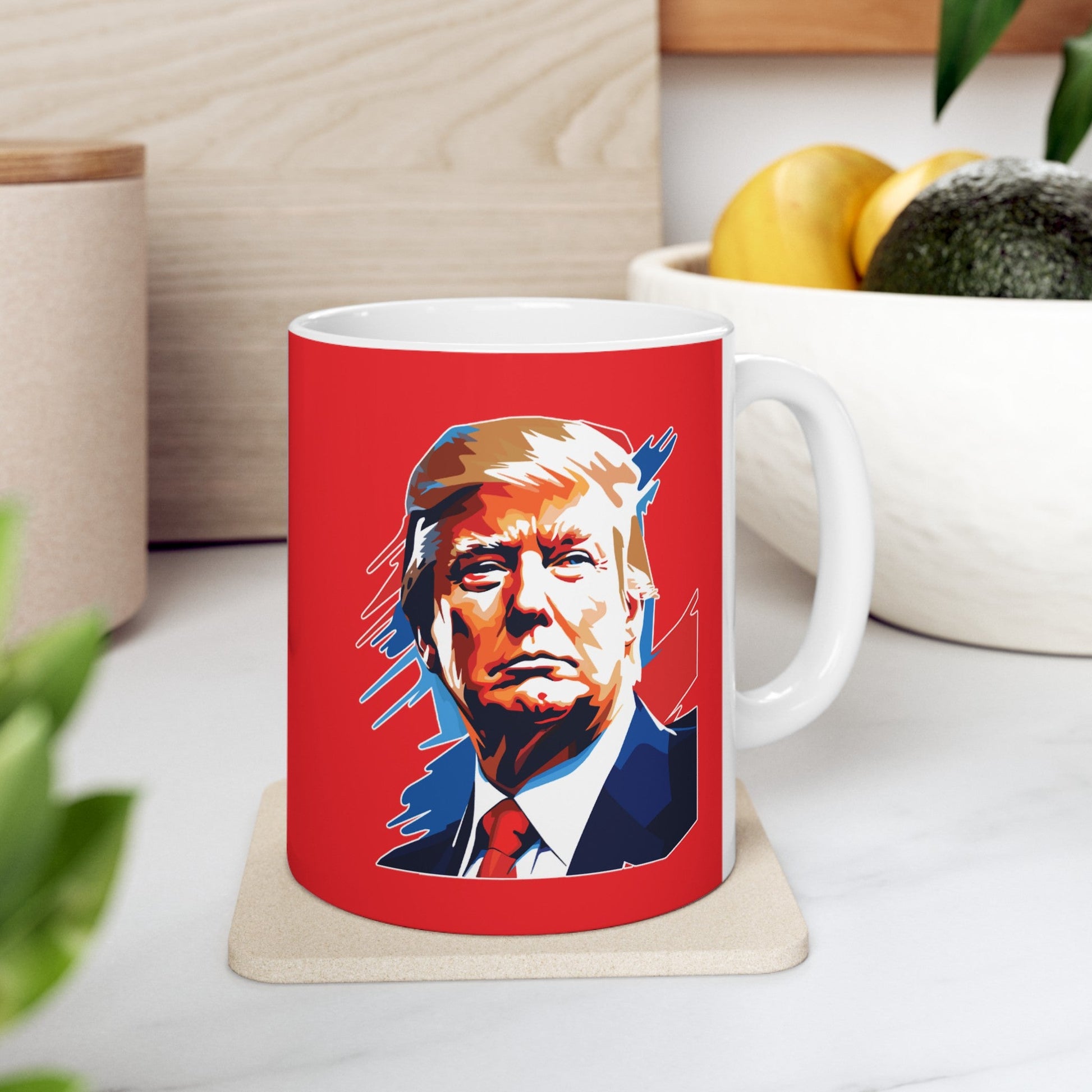 Trump 2024 Take America Back - Ceramic Mug (Red, 11oz) - American Apostle - 11oz