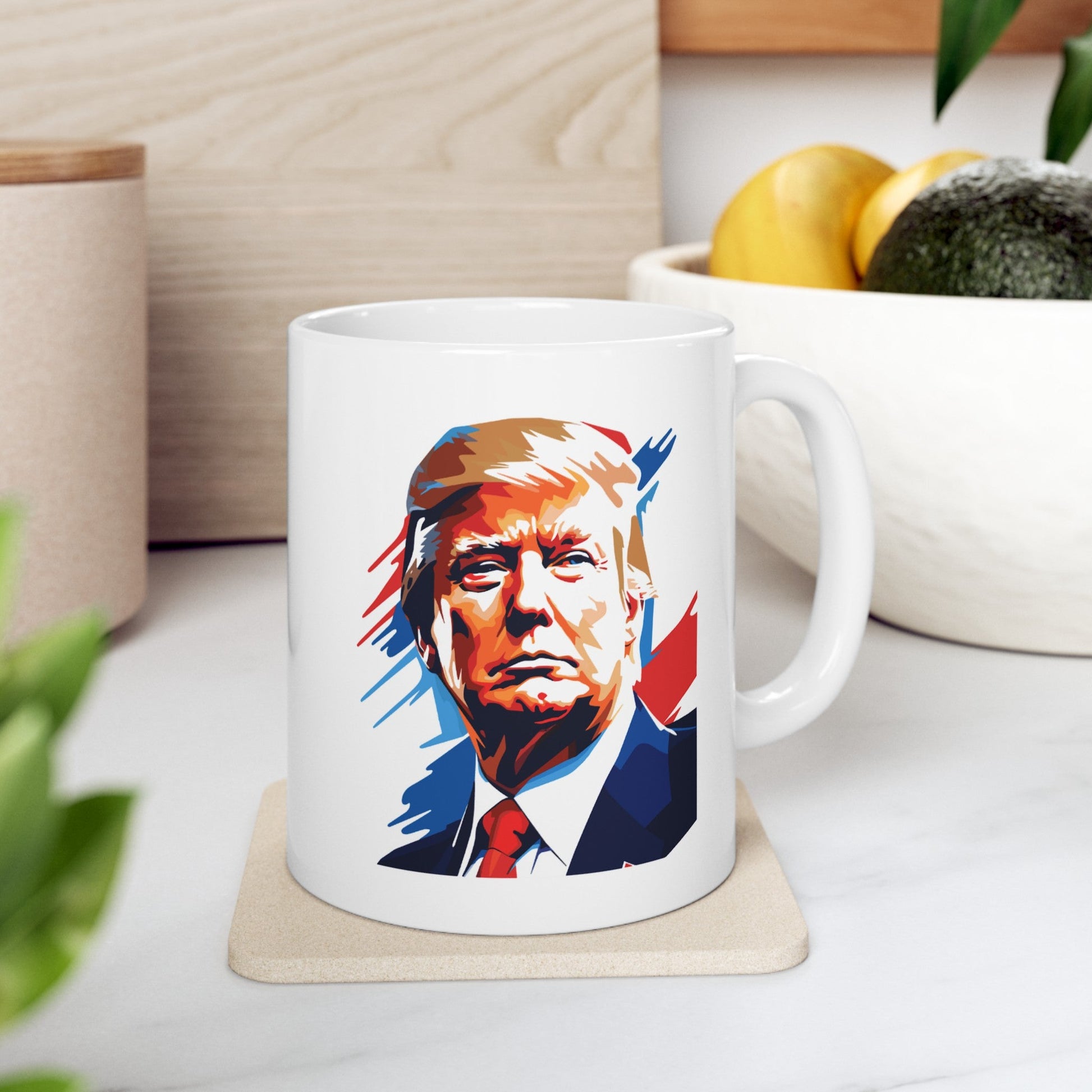 Trump 2024 Take America Back - Ceramic Mug (White, 11oz) - American Apostle - 11oz