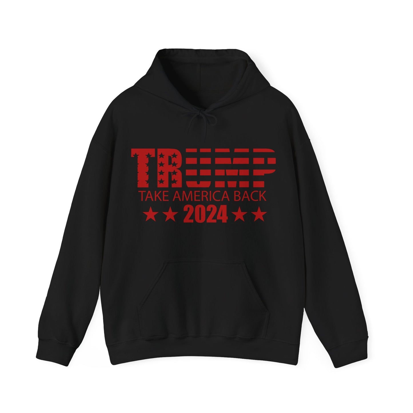 Trump 2024 Take America Back III - Unisex Hooded Sweatshirt - American Apostle - Black