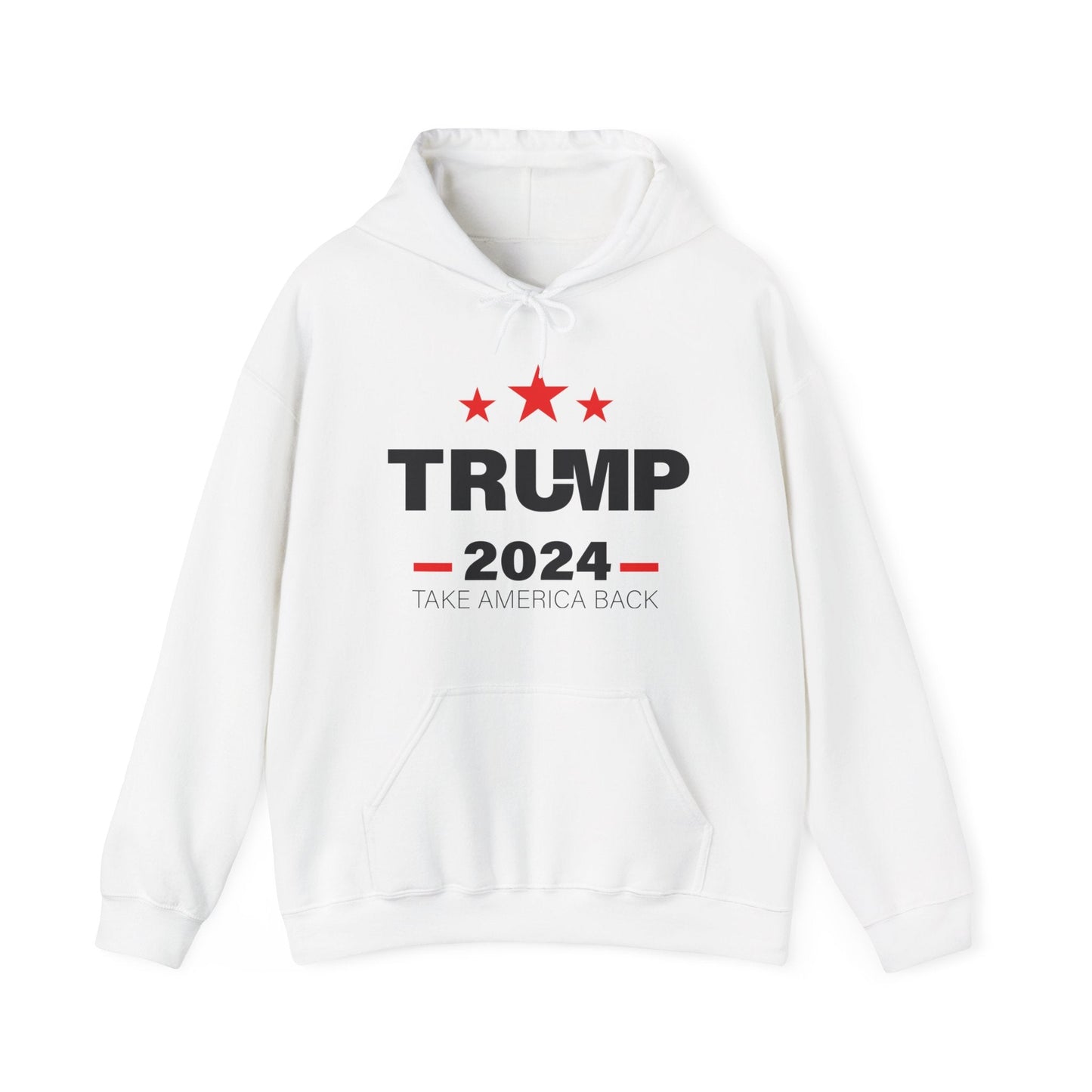 Trump 2024 Take America Back - Unisex Hooded Sweatshirt - American Apostle - Sport Grey