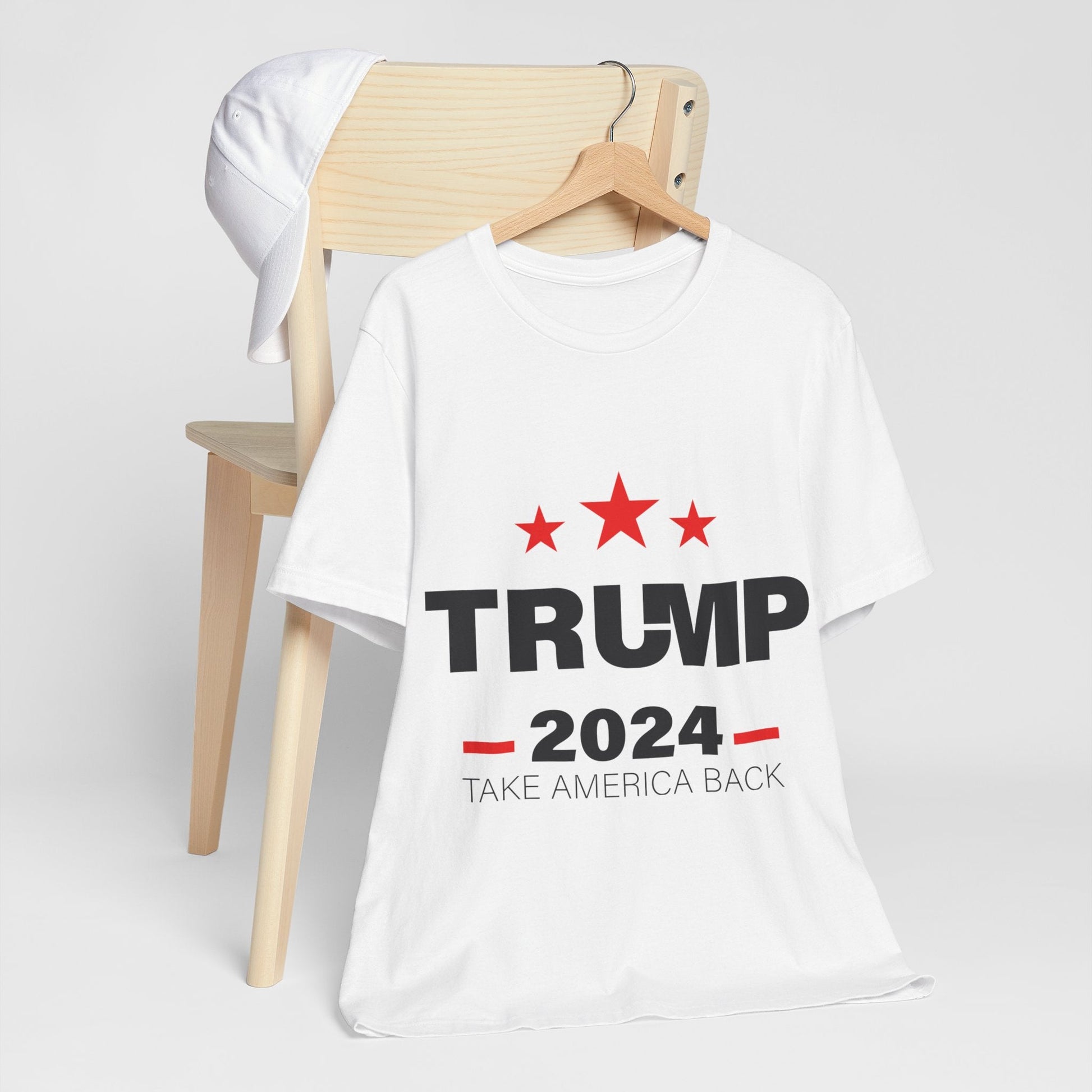 Trump 2024 Take America Back - Unisex T - Shirt - American Apostle - White