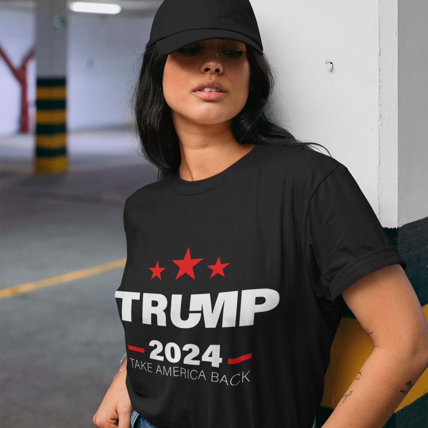 Trump 2024 Take America Back - Unisex T - Shirt - American Apostle - Black