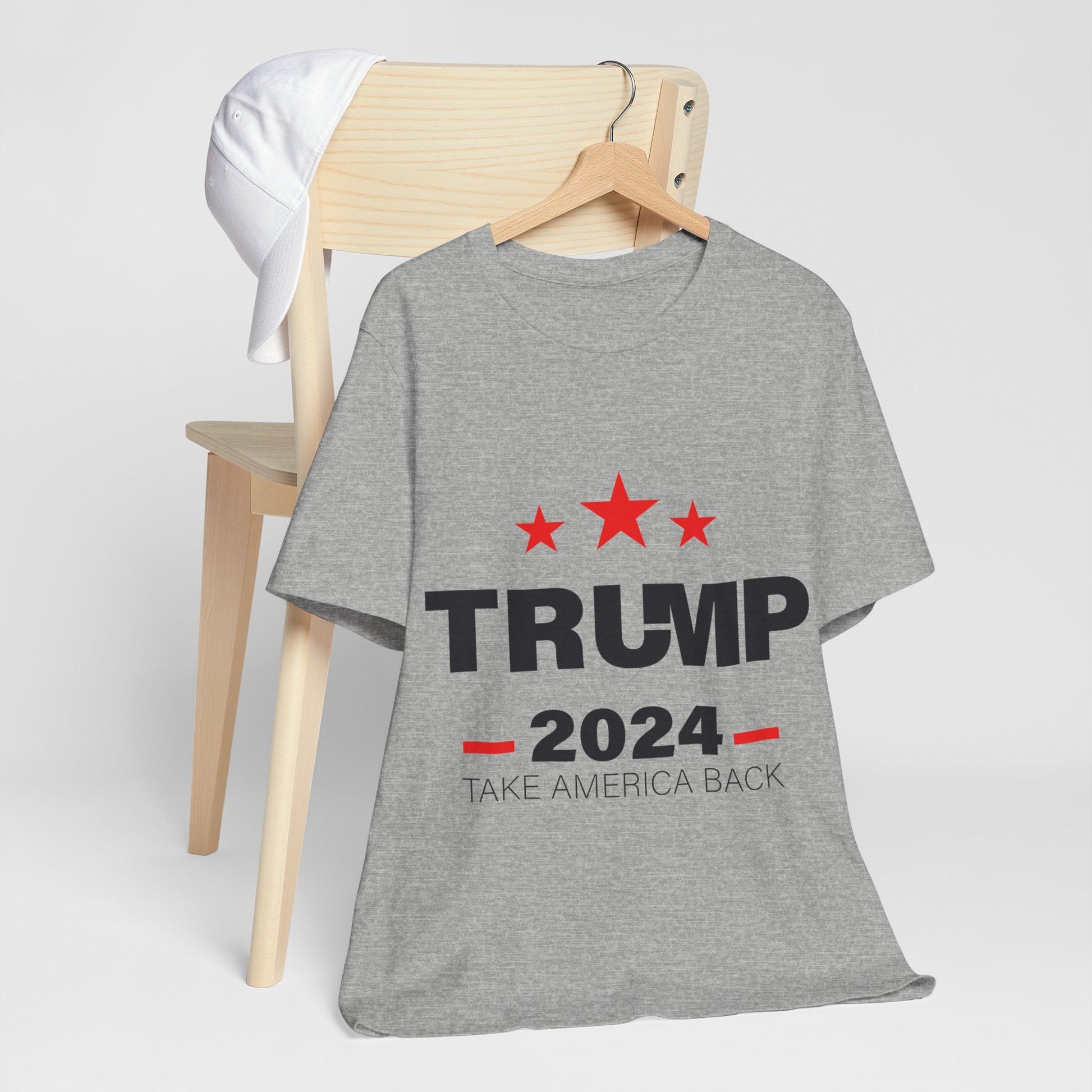 Trump 2024 Take America Back - Unisex T - Shirt - American Apostle - Athletic Heather