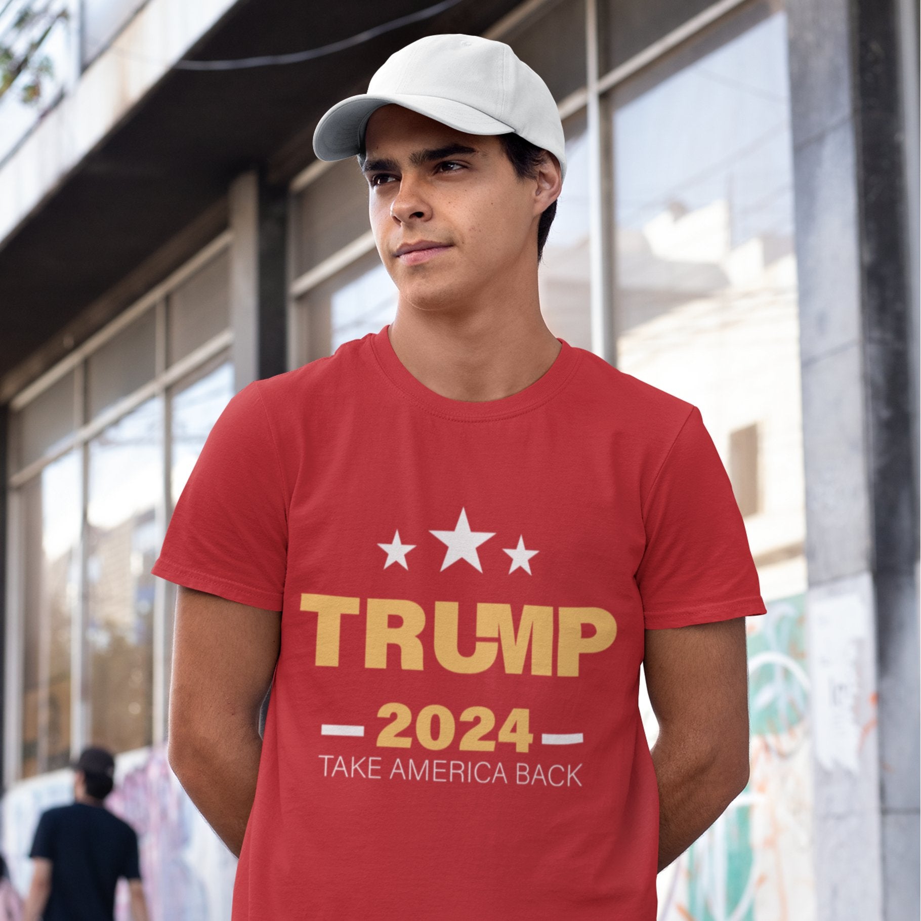 Trump 2024 Take America Back - Unisex T - Shirt - American Apostle - Red