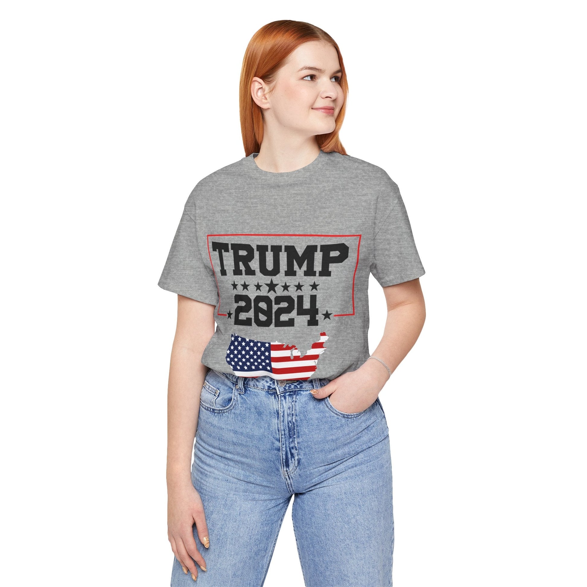 Trump 2024 - Unisex T - Shirt - American Apostle - Athletic Heather