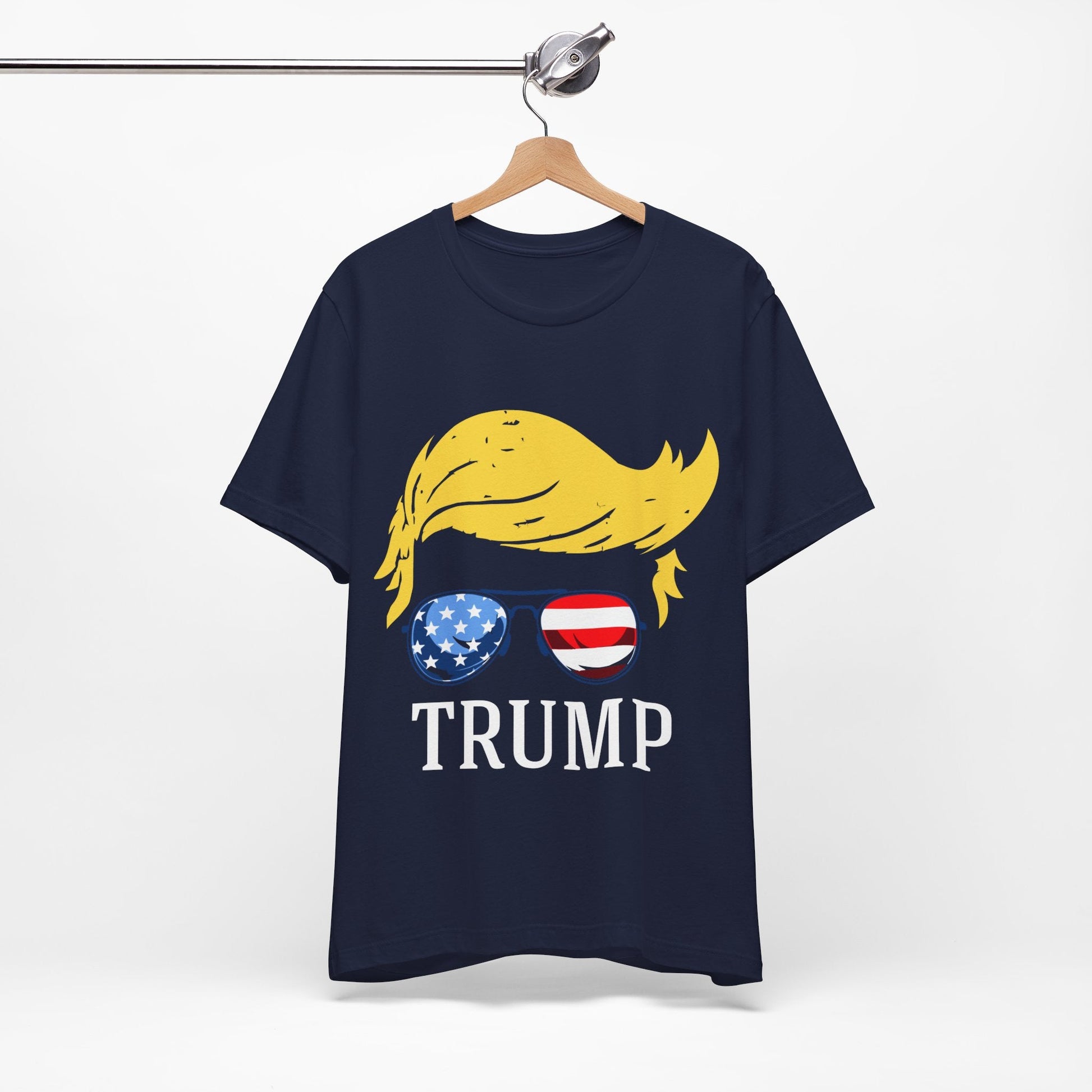 Trump Cool Hair - Unisex T - Shirt - American Apostle - Navy