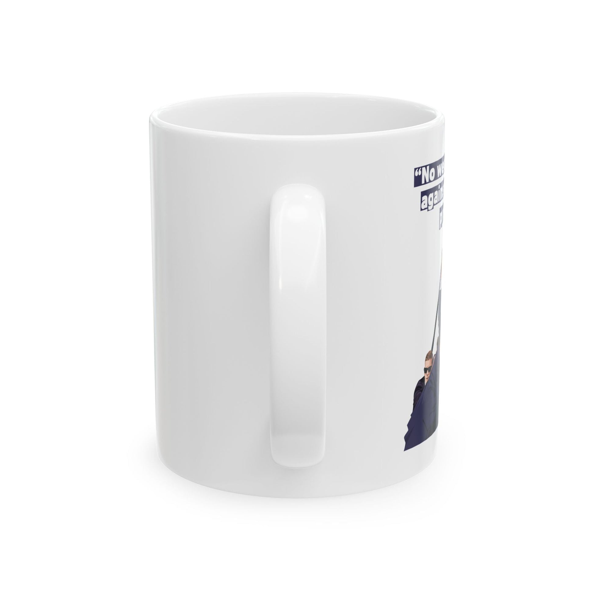 Trump Defiance [Isaiah 54:17] - Ceramic Mug (White, 11oz) - American Apostle - 11oz