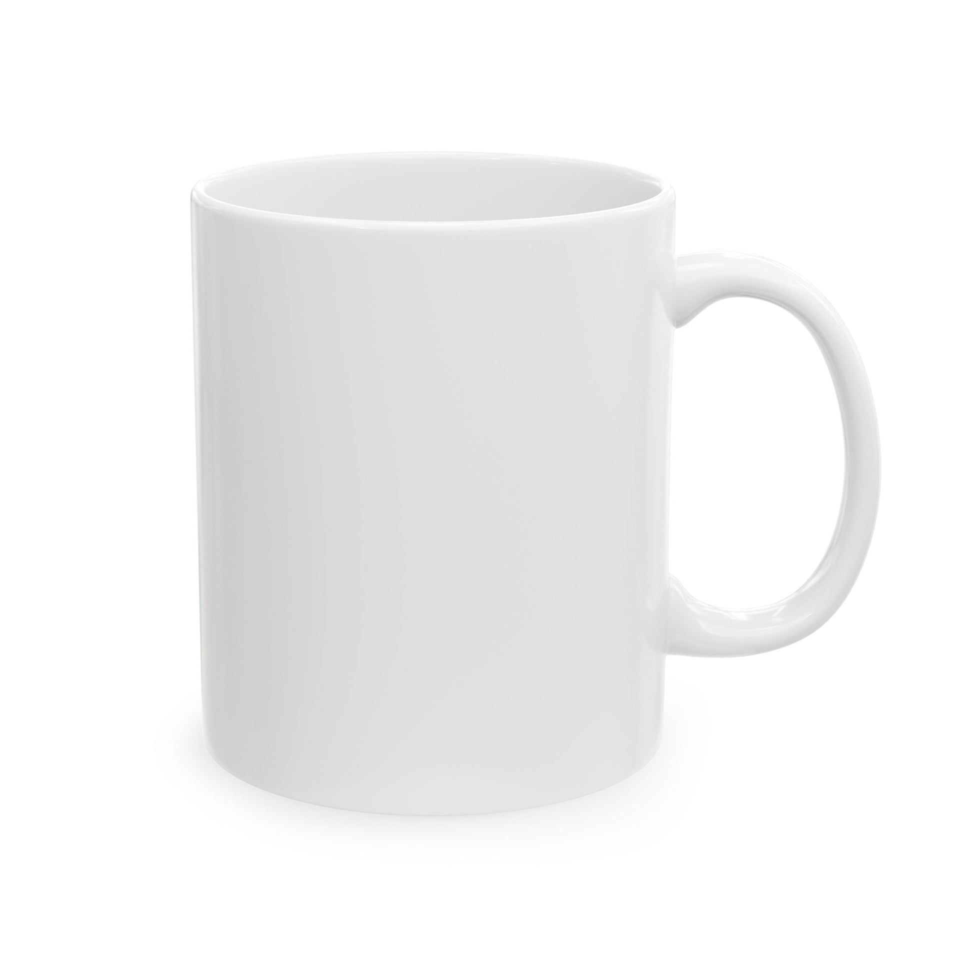 Trump Defiance [Minimalist Vector] - Ceramic Mug (White, 11oz) - American Apostle - 11oz