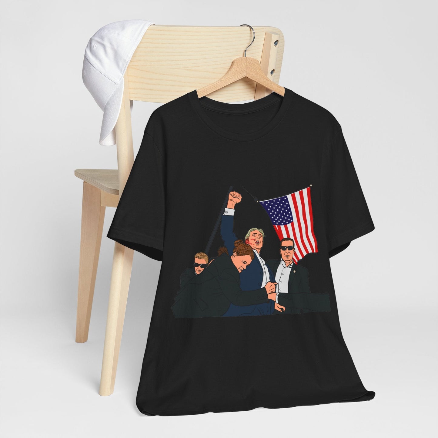 Trump Defiance [Pop Art] - Unisex T - Shirt - American Apostle - Black