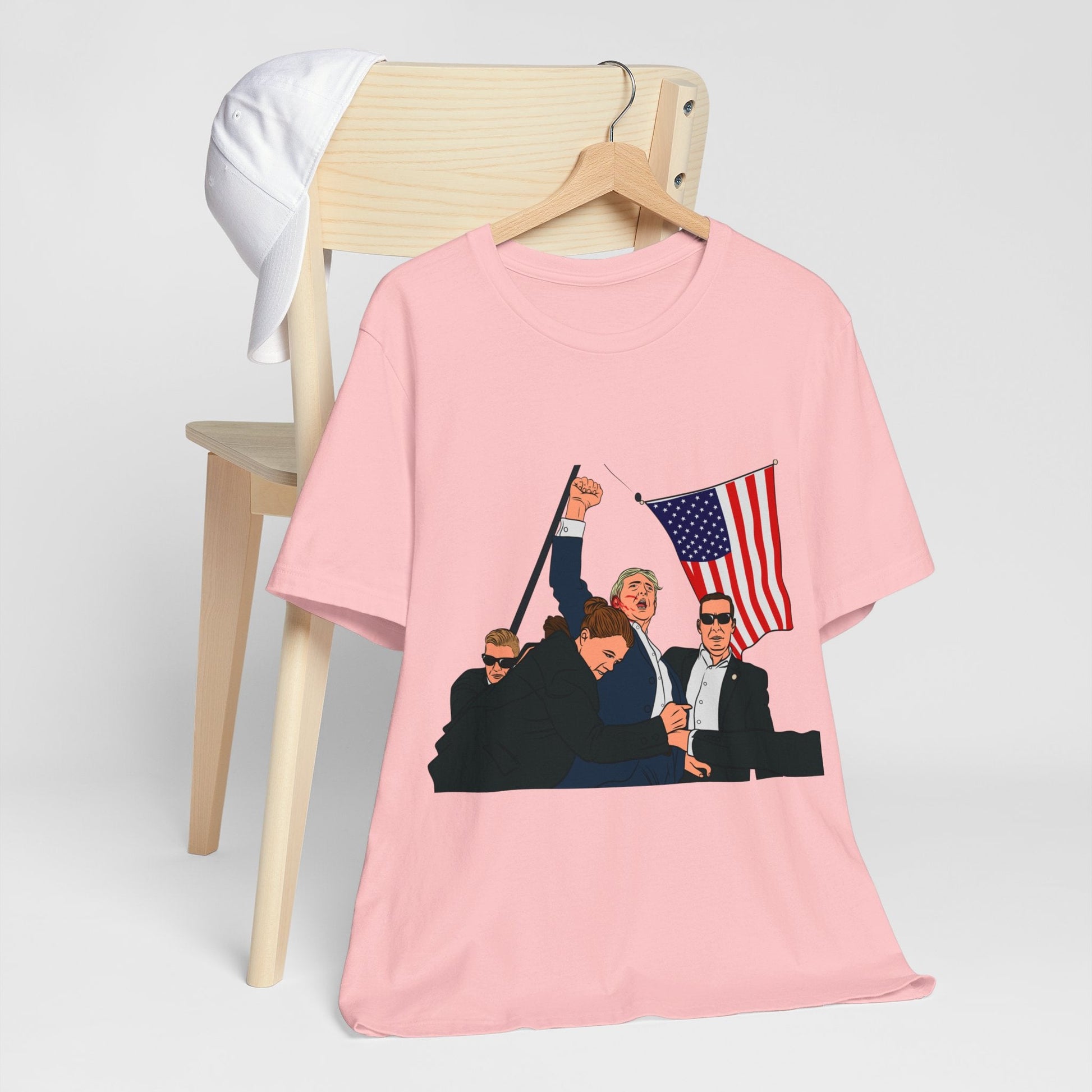 Trump Defiance [Pop Art] - Unisex T - Shirt - American Apostle - Navy