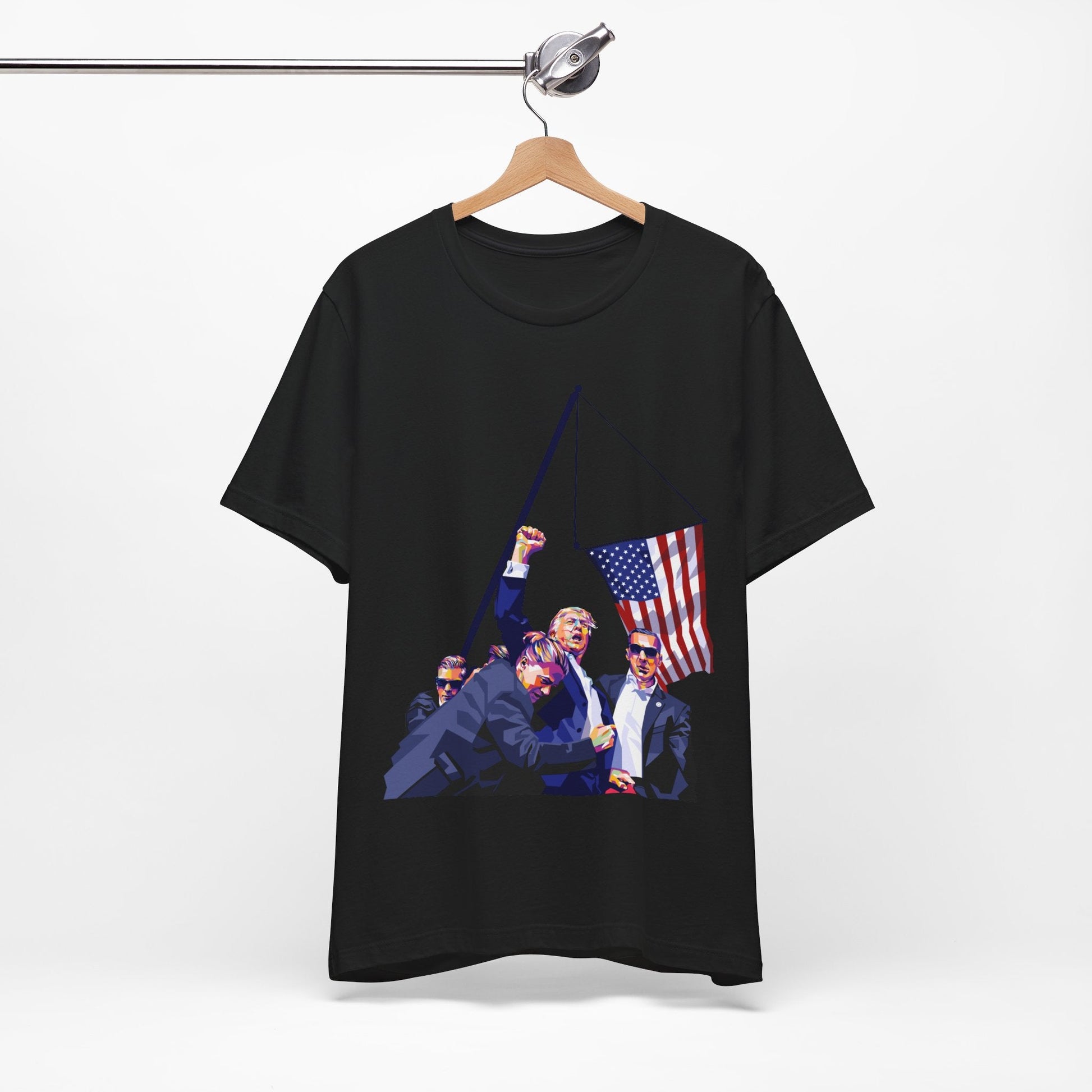 Trump Defiance [WPAP Art] - Unisex T - Shirt - American Apostle - Athletic Heather