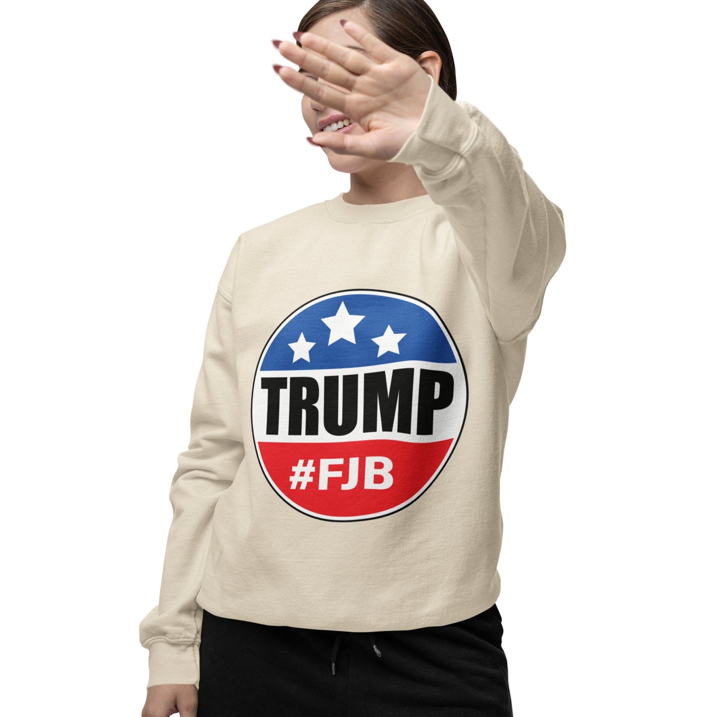 Trump #FJB - Unisex Sweatshirt - American Apostle - Sand